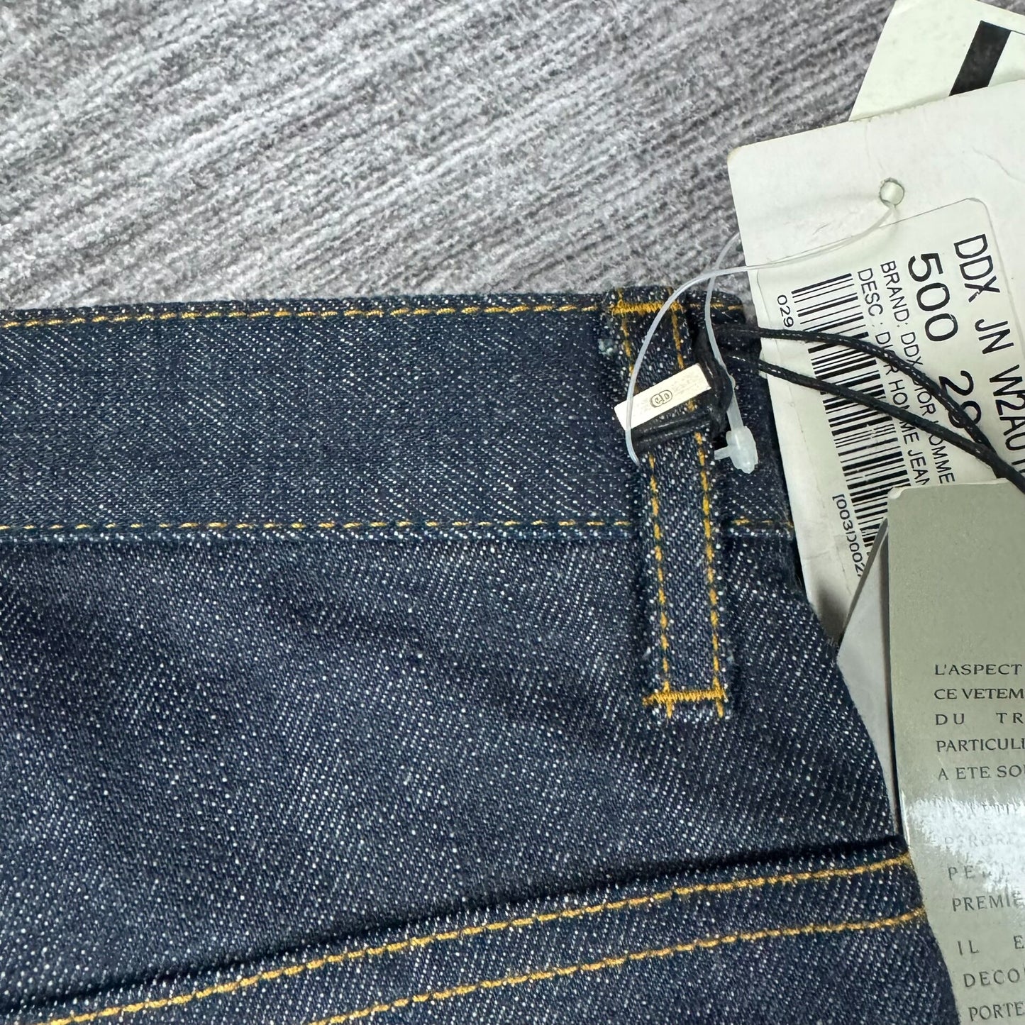 Dior Homme Indigo Blue Denim Jeans