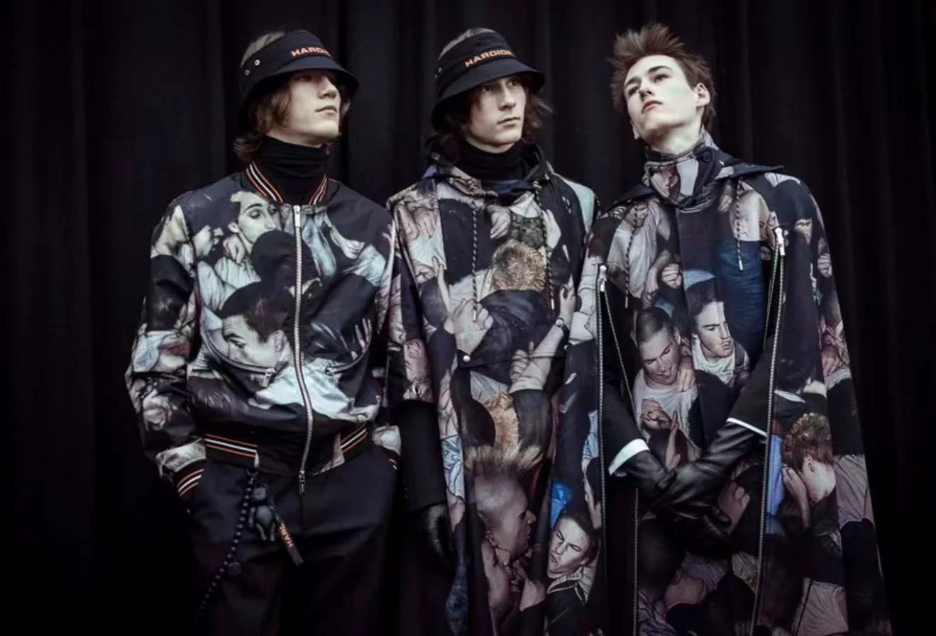 Dior Homme Portrait Oil Painting Jacket