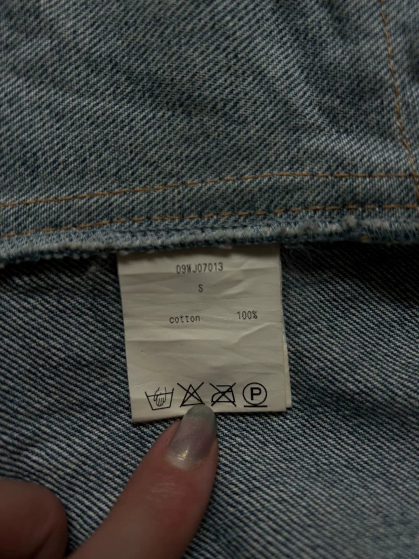 unique asymmetric denim jacket by nozomi ishiguro