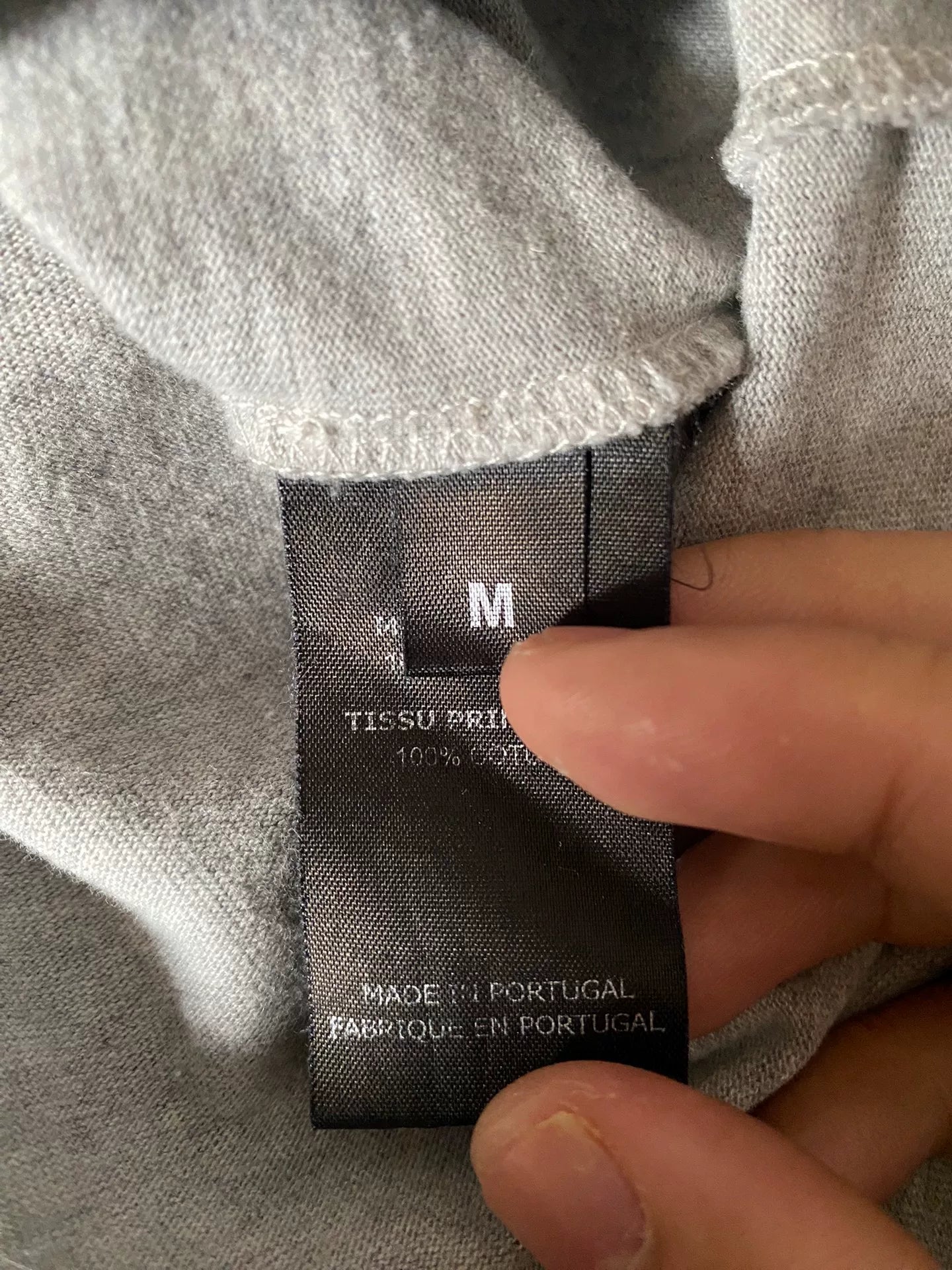 vetements color block long sleeve shirt