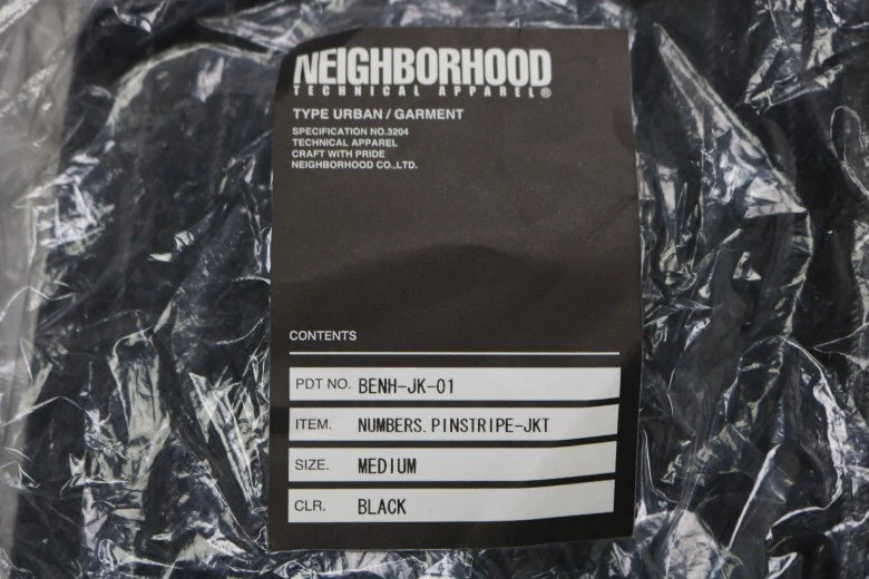 NEIGHBORHOOD NUMBERS PINSTRIPE JKT