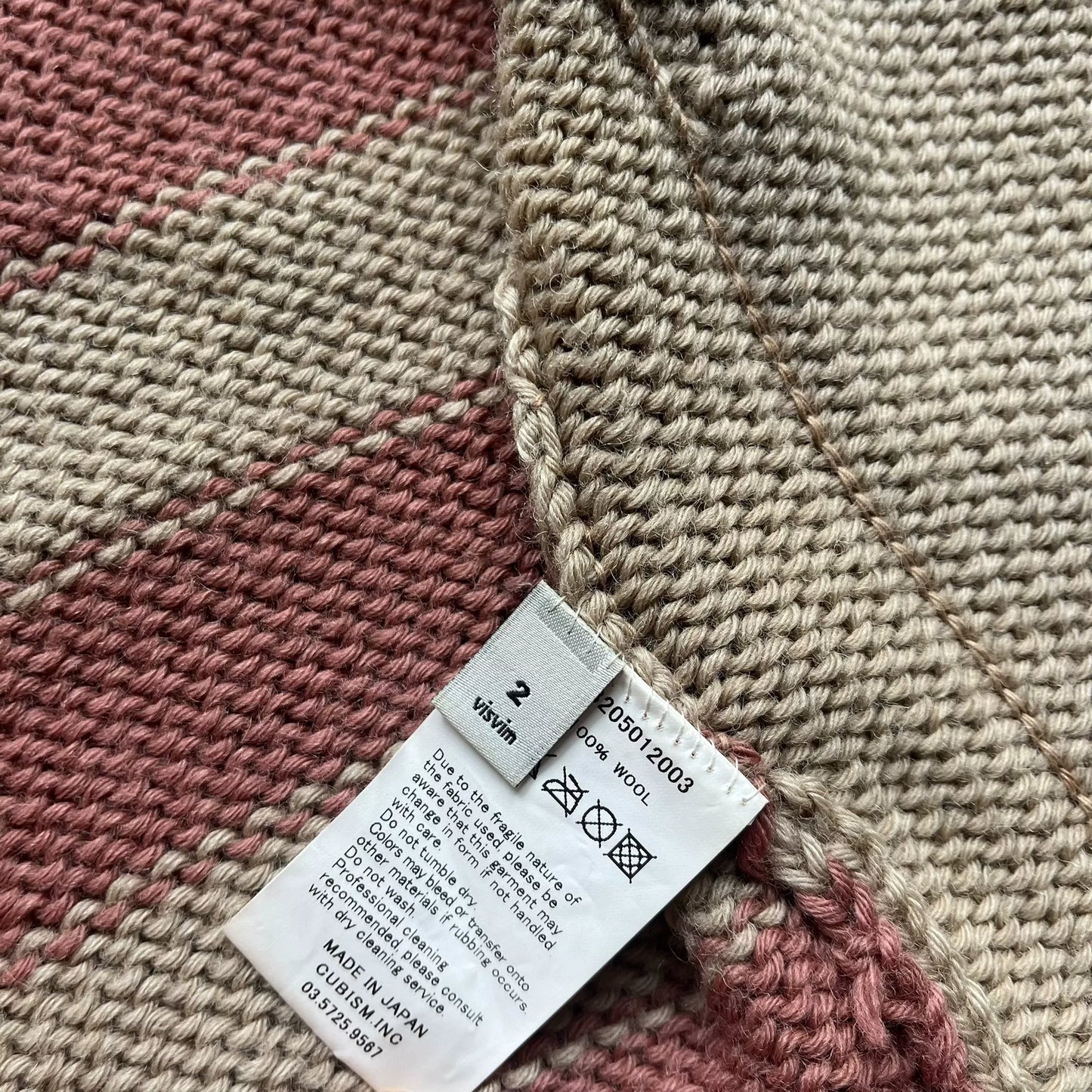 Visvim Sturgis Striped Knit Cardigan