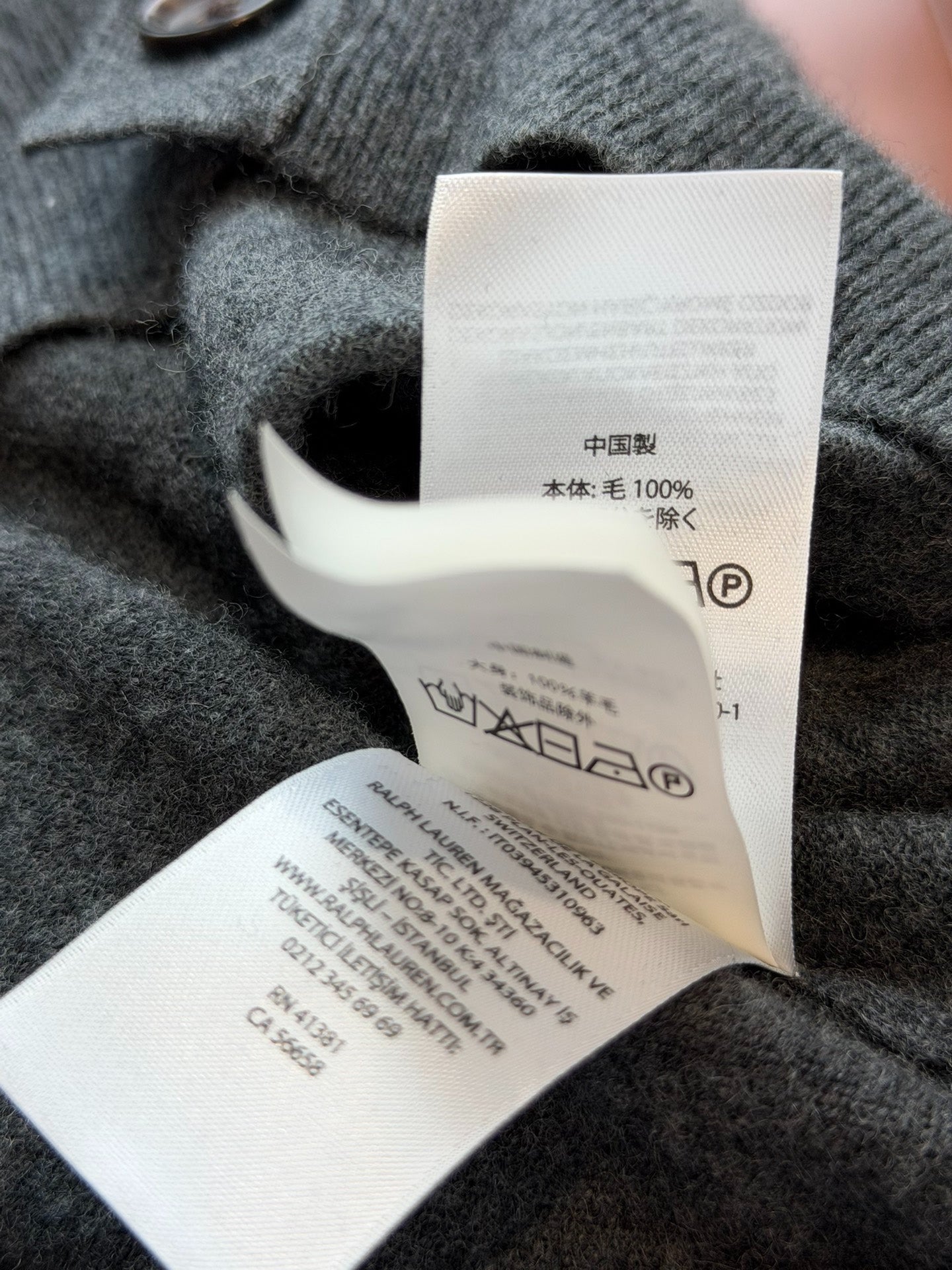 Ralph Lauren Bear Wool Cardigan