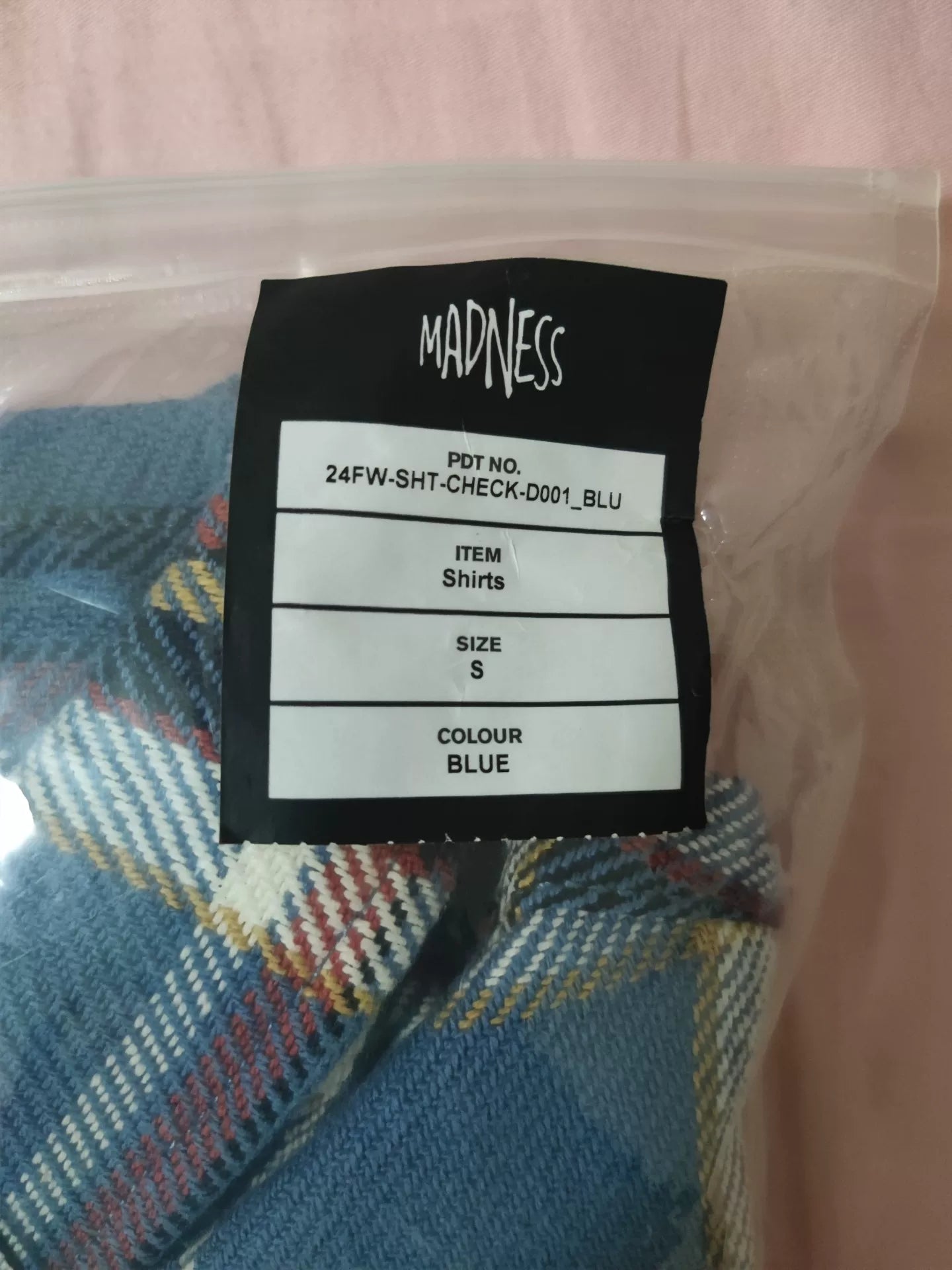 MADNESS Check Shirt 24AW
