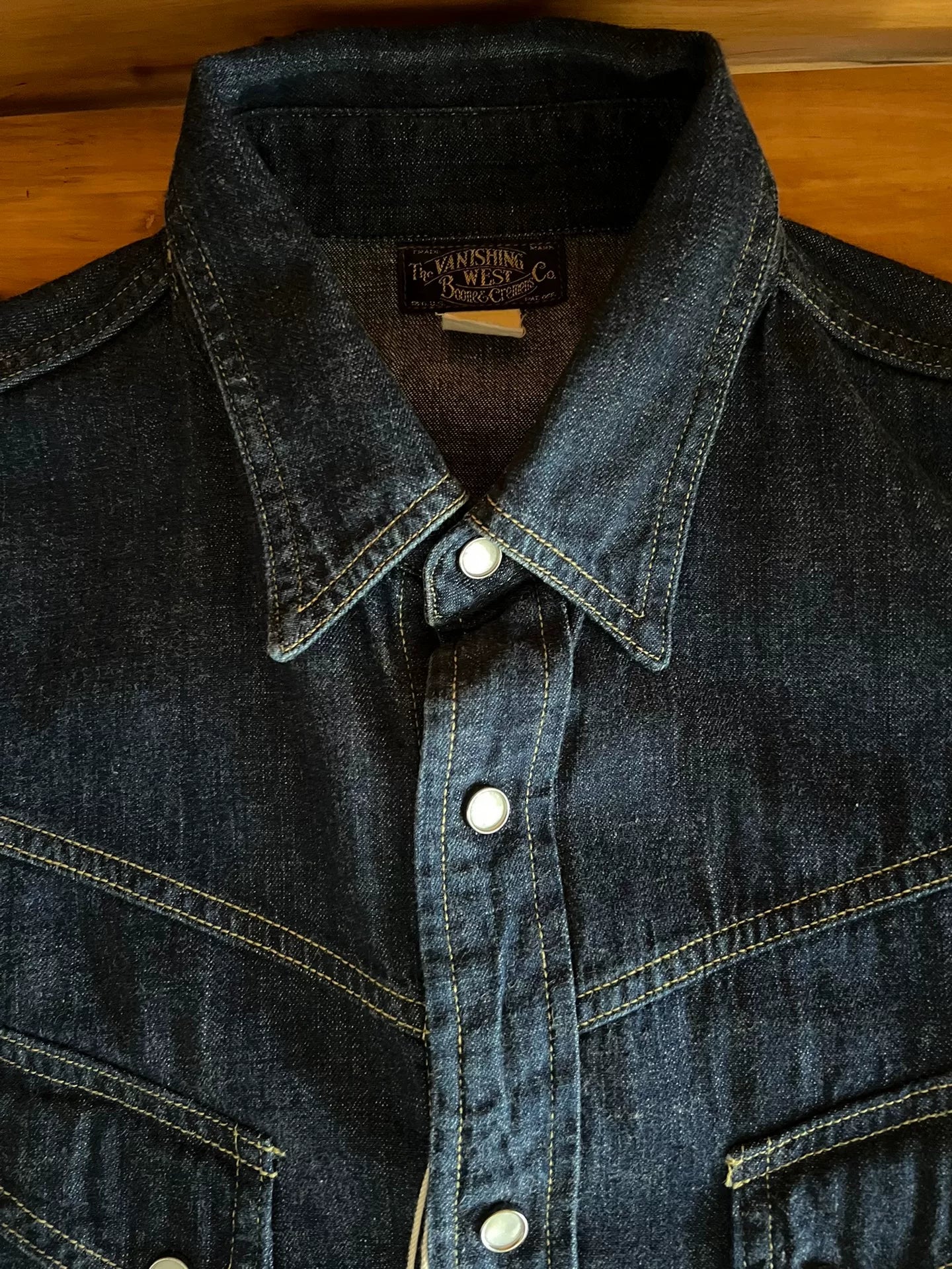 classic denim western shirt by freewheelers