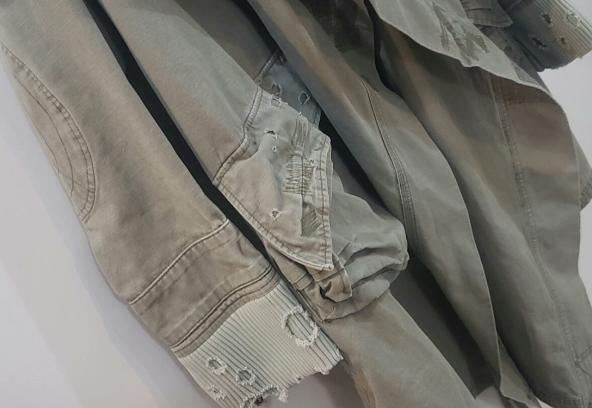 Greg Lauren Nomad Military Canvas Coat
