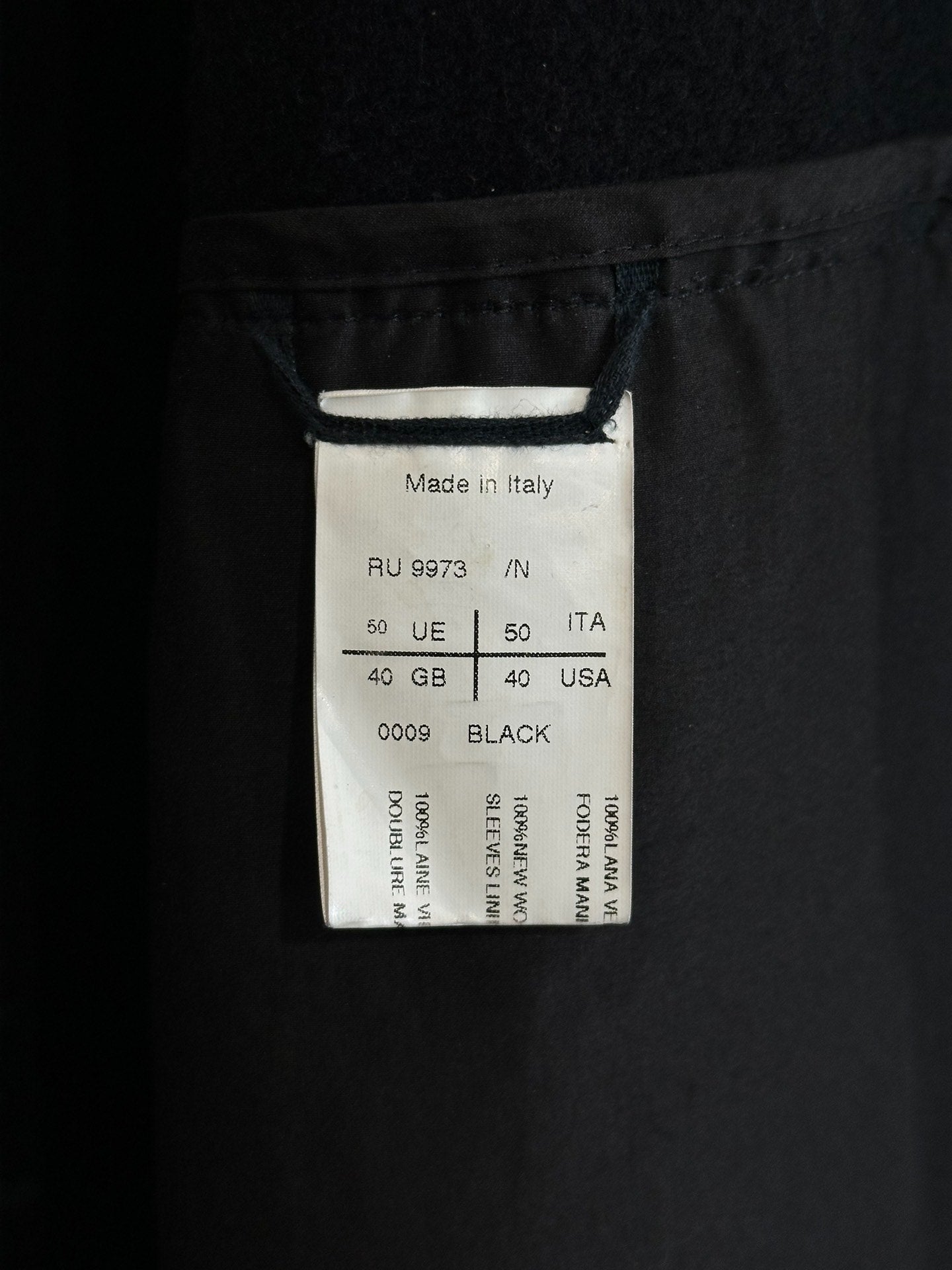 Rick Owens Wool Tweed Cloak Coat