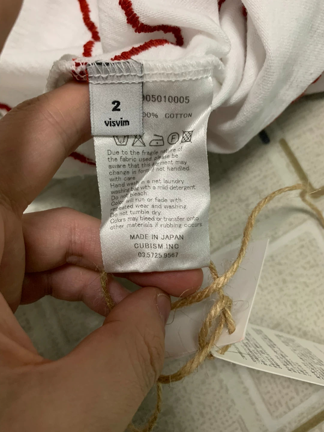 visvim 15 ICT Lightning Embroidery Tee