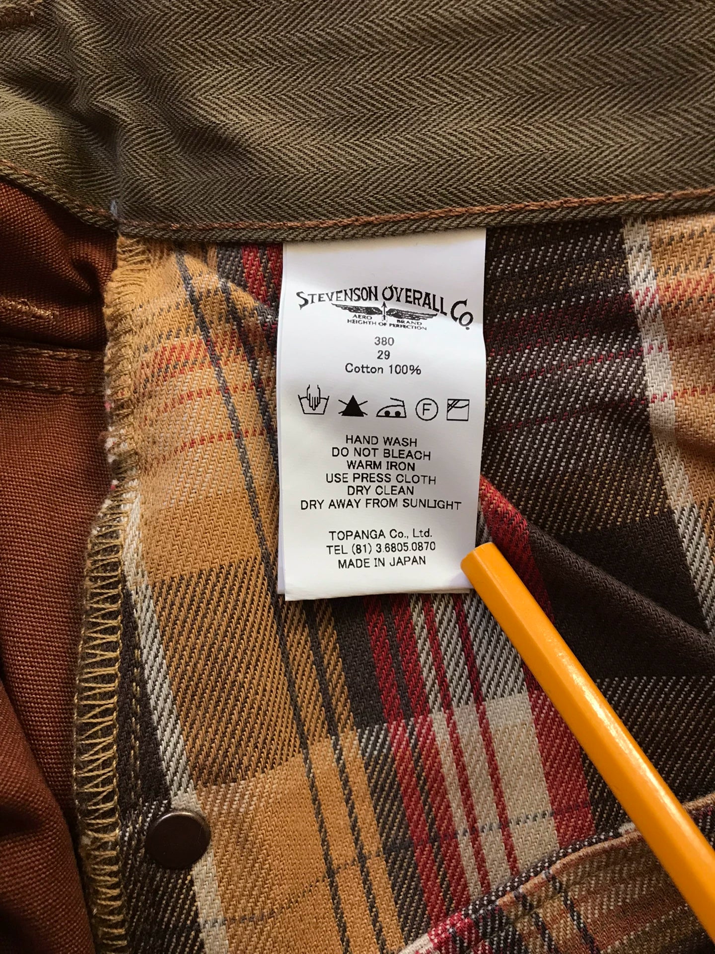 Stevenson Overall 380 Canvas Work Pants