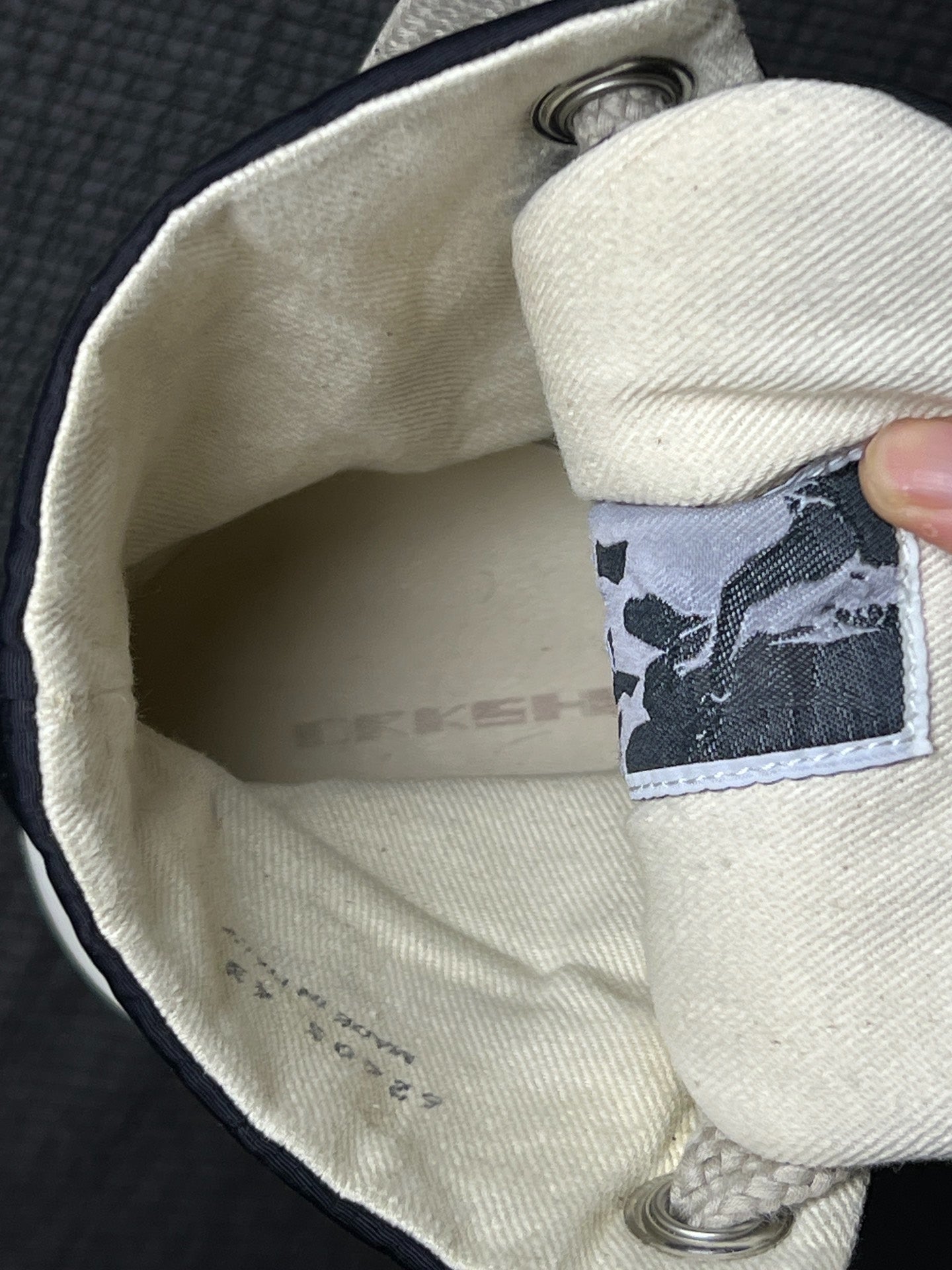 Rick Owens 24FW Thick Lace Tank Sole Hi-Top