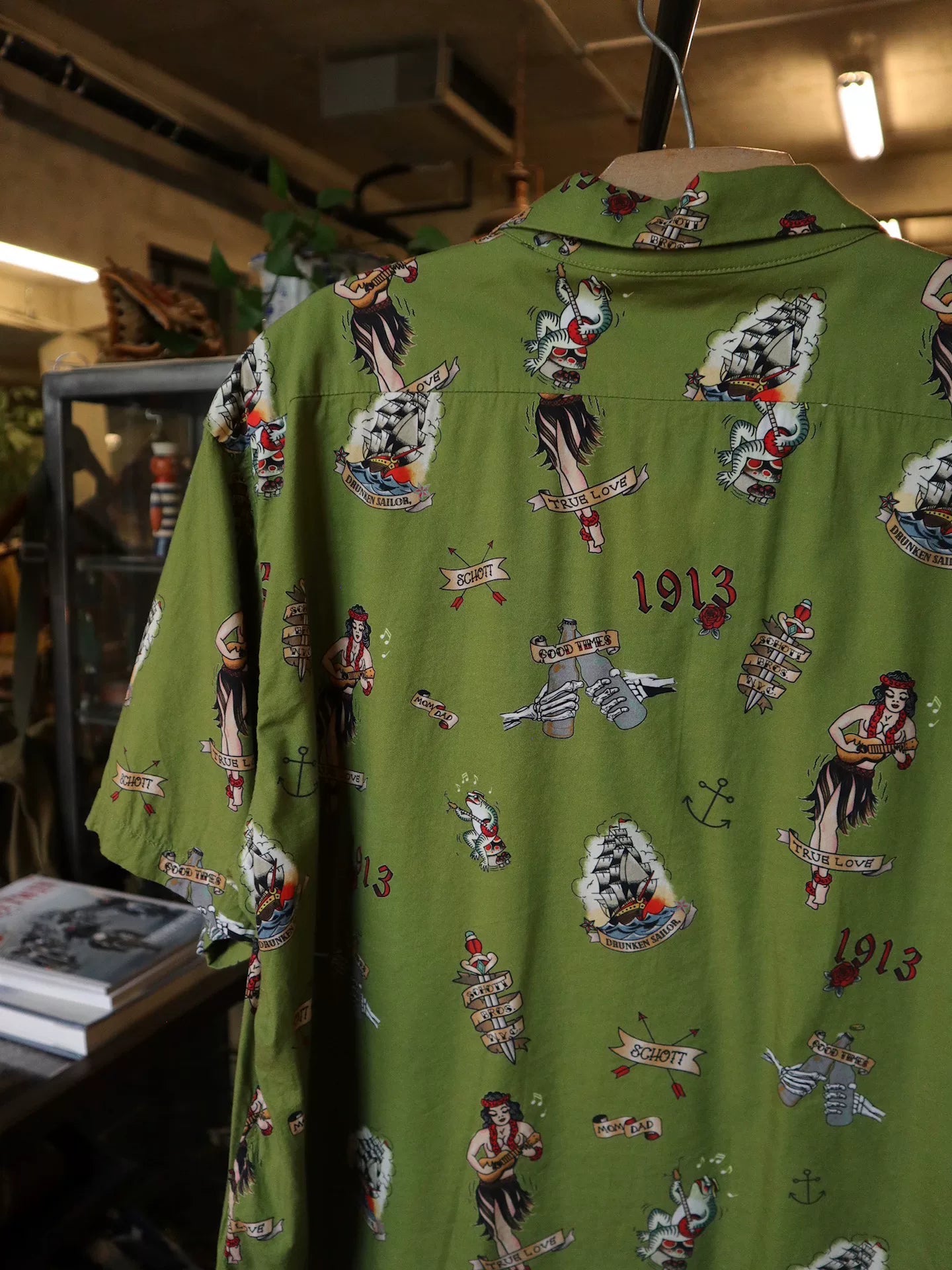 Schott NYC Old School Cuban Shirt
