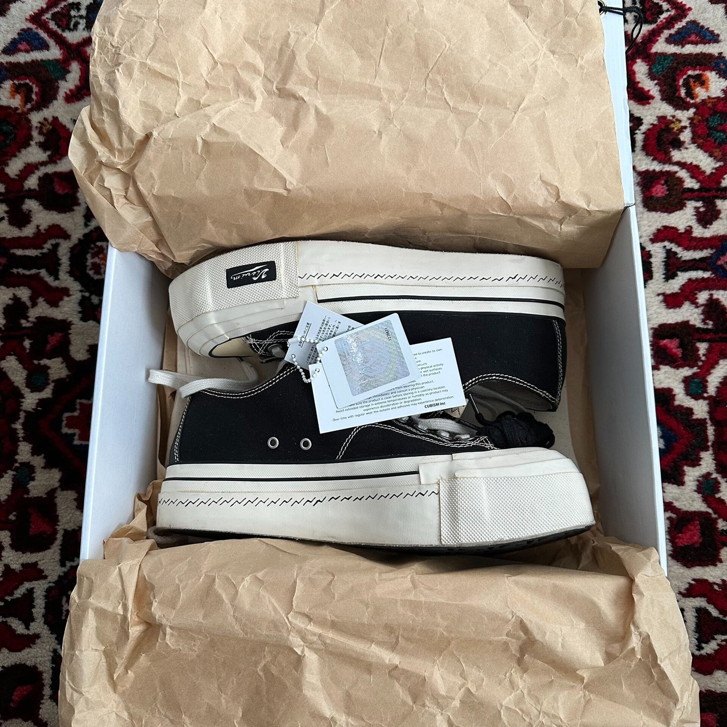 Visvim Skagway Canvas Sneakers Size 9