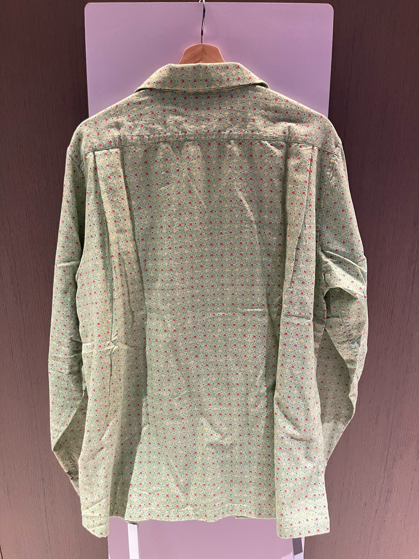 visvim 23SS Light Green Patterned Shirt