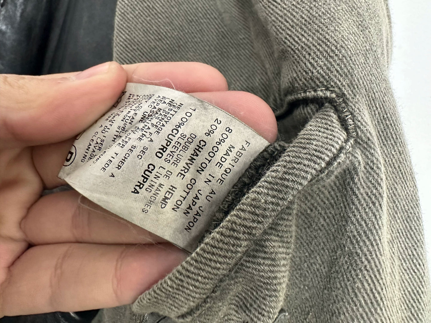 Yohji Yamamoto Pour Homme Dyed Felted Jacket