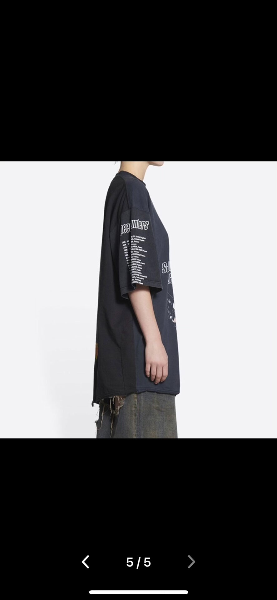 Balenciaga Speed Hunters Flip Band Tee