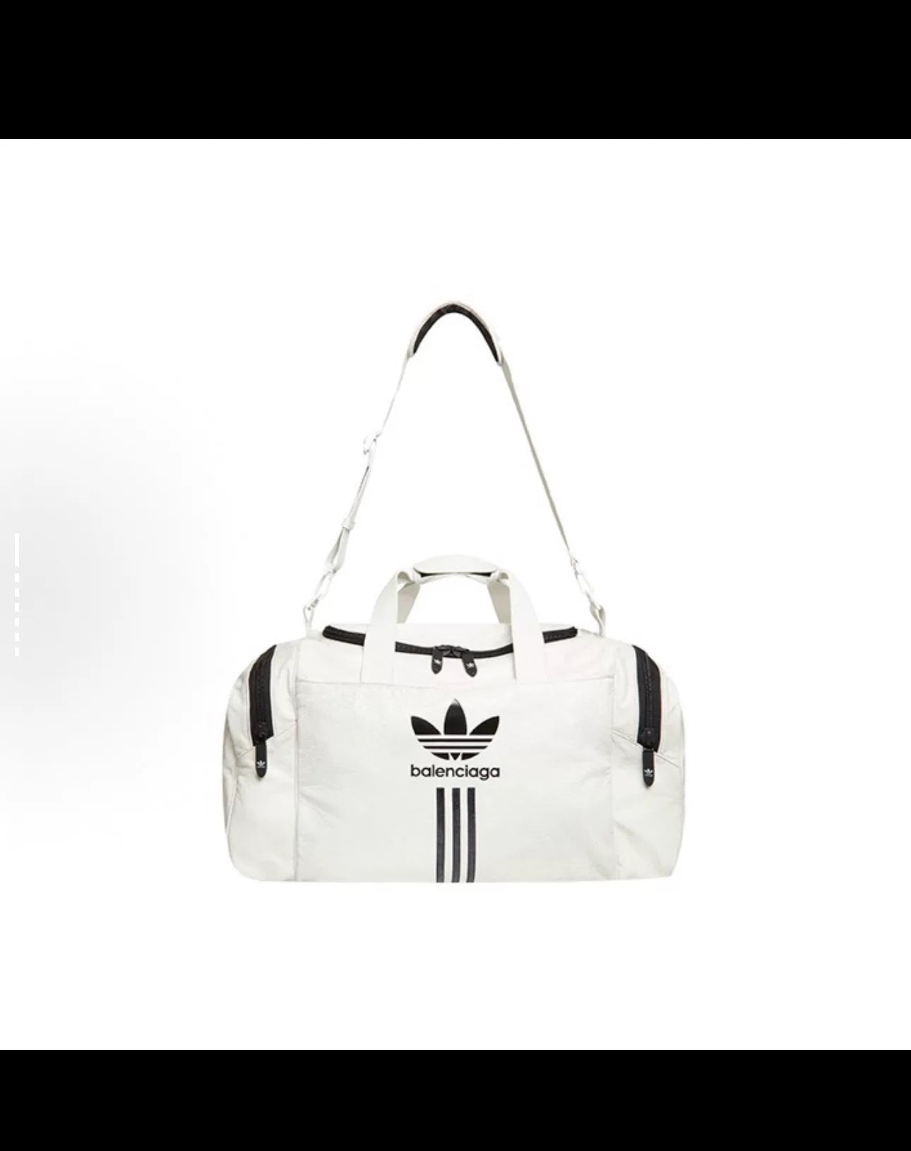 Balenciaga Adidas White Crossbody Travel Bag