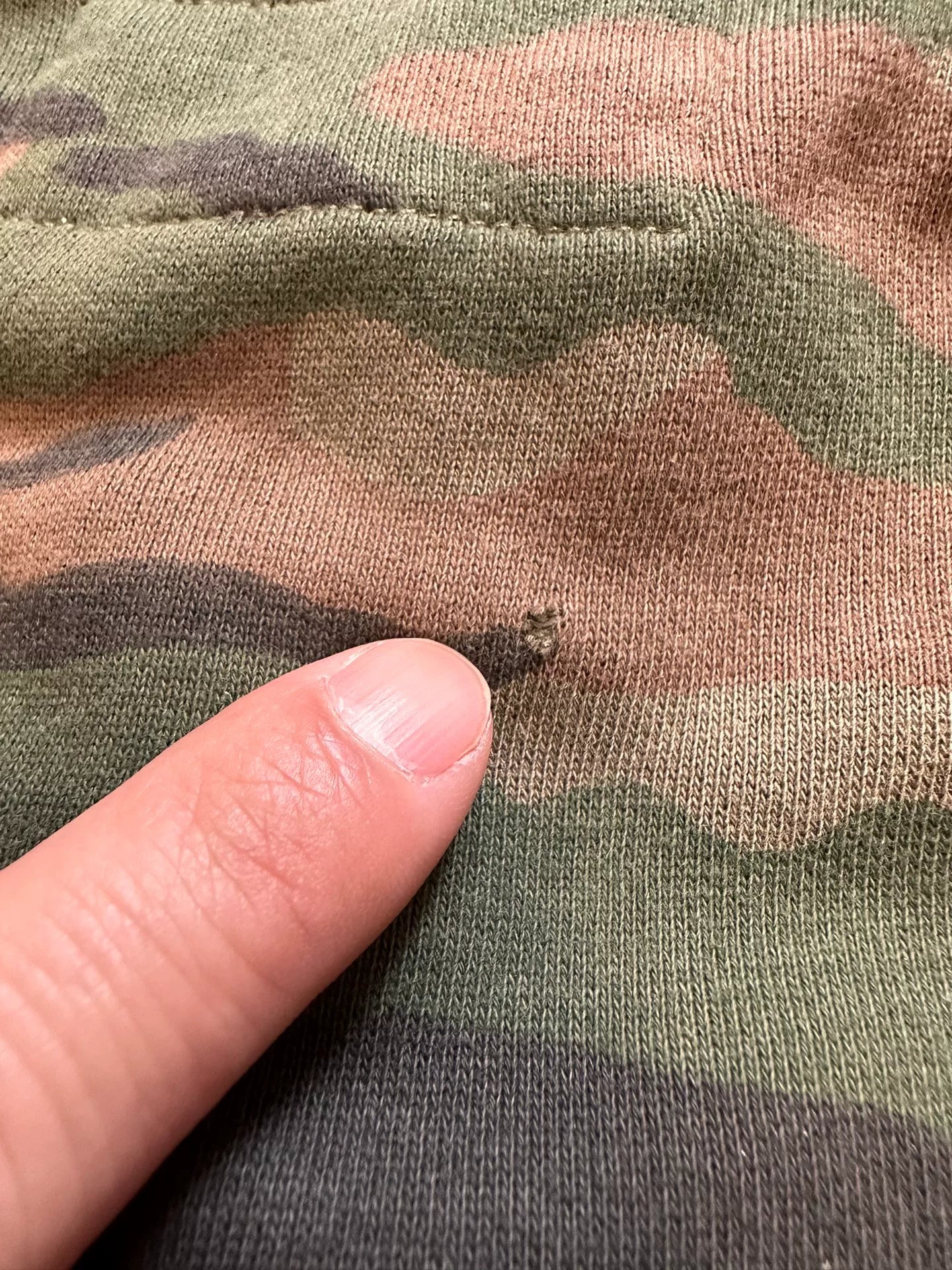 Ralph Lauren Camouflage Distressed Hoodie Jacket