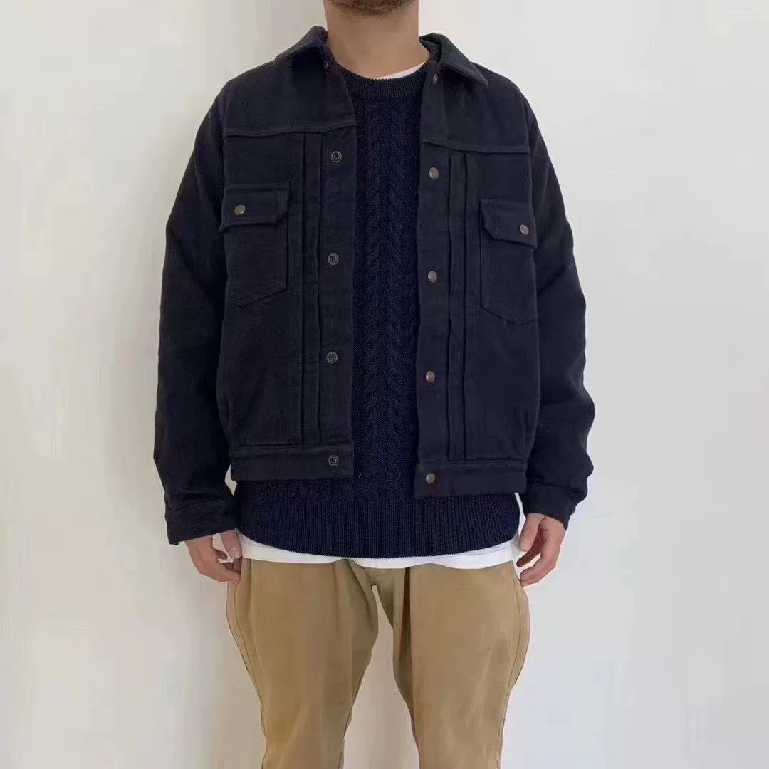 visvim jumbo spot jacket in black