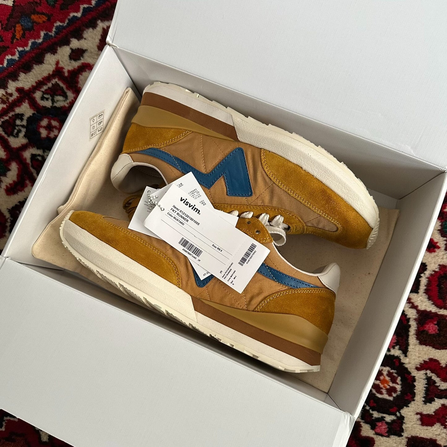 Visvim FKT Runner Sneakers Size 9.5