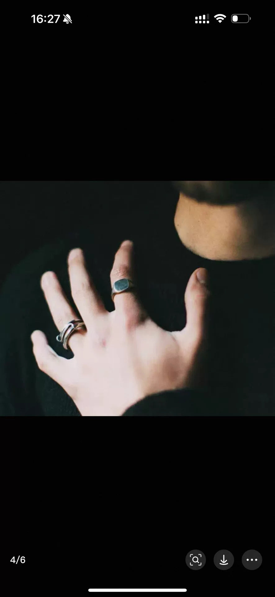 Silver Link Ring from Werkstatt Munchen