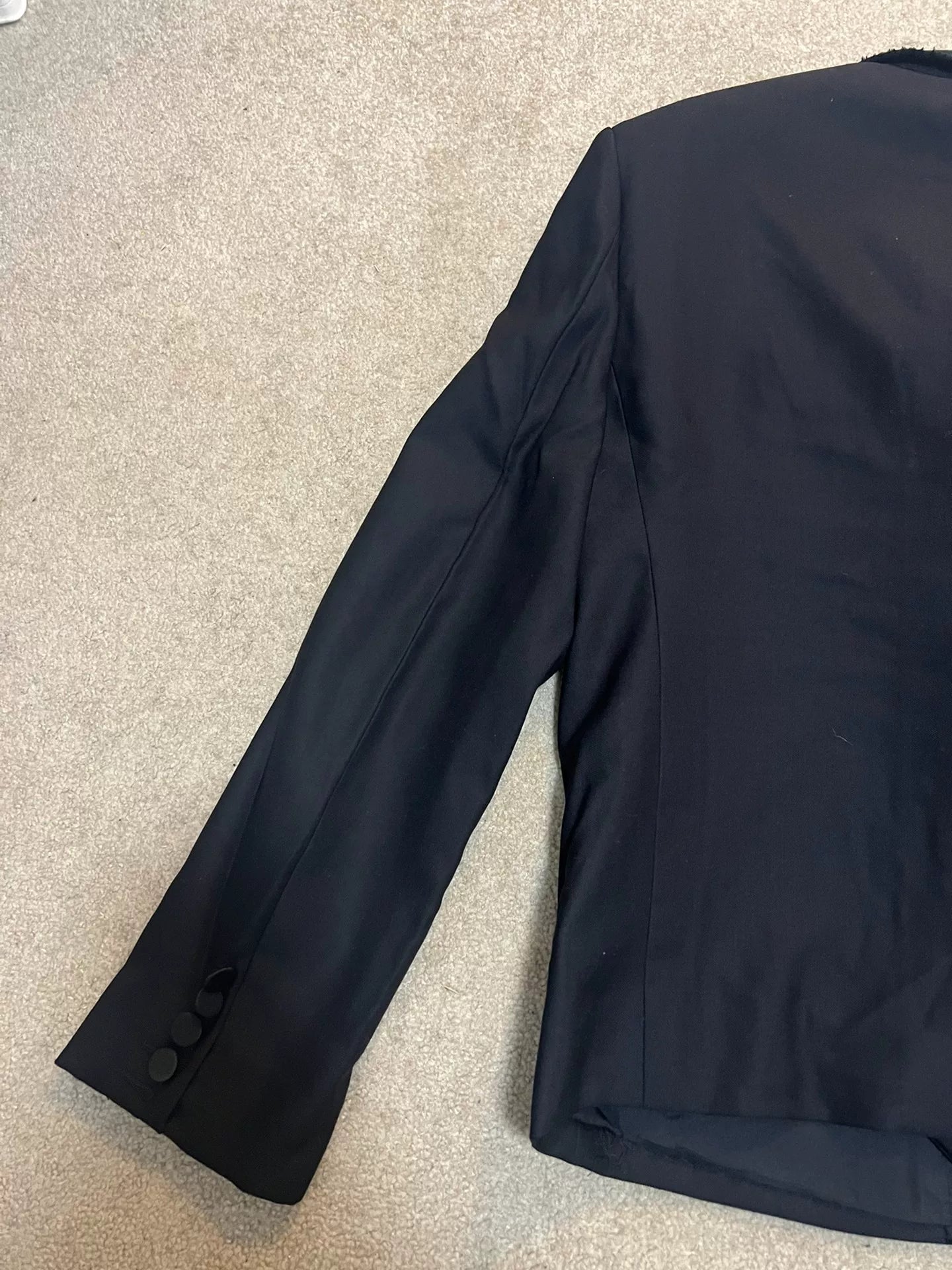Saint Laurent Black Double-Breasted Blazer