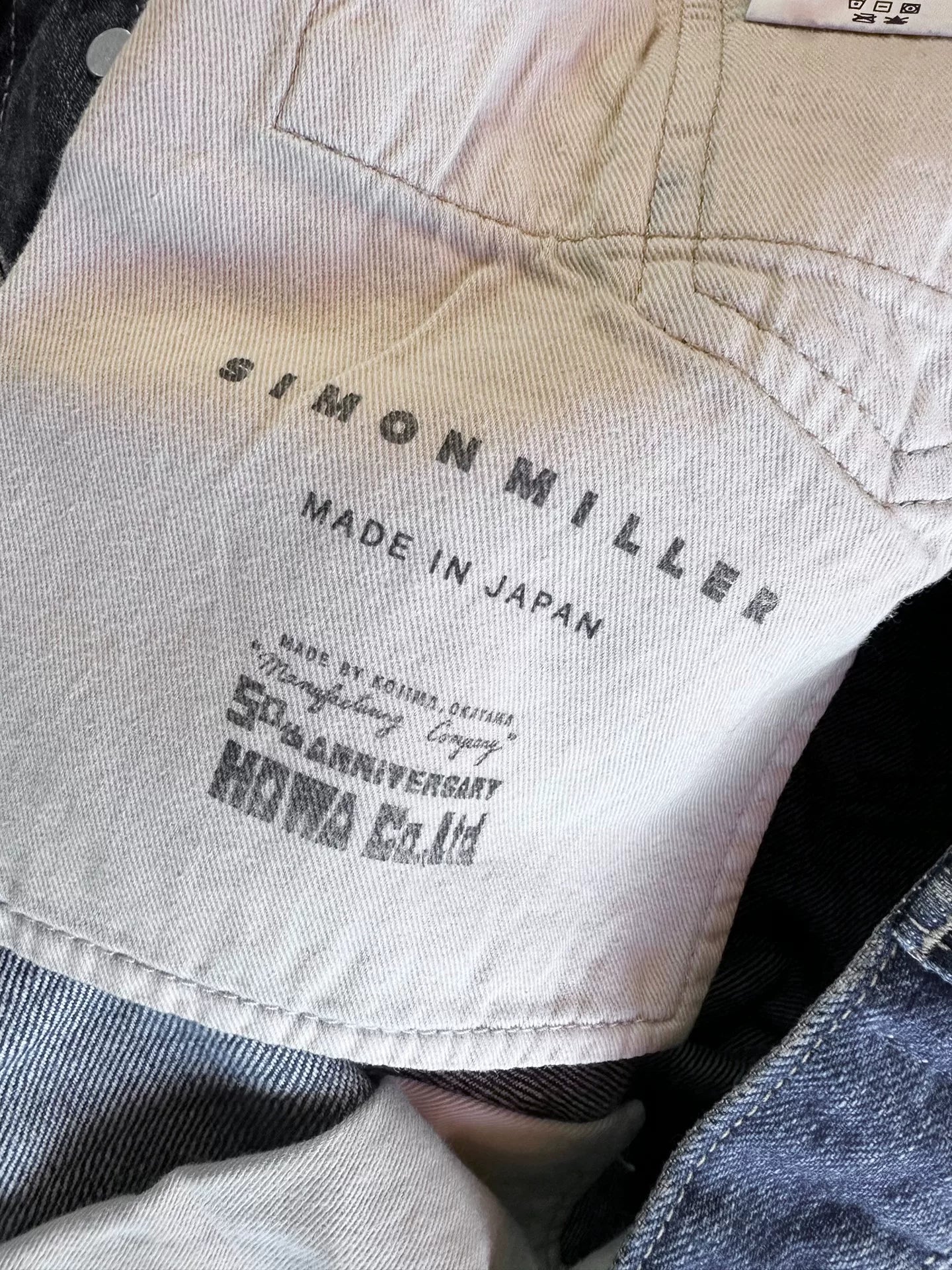 Simon Miller Heavy Wash Patchwork Denim Jeans