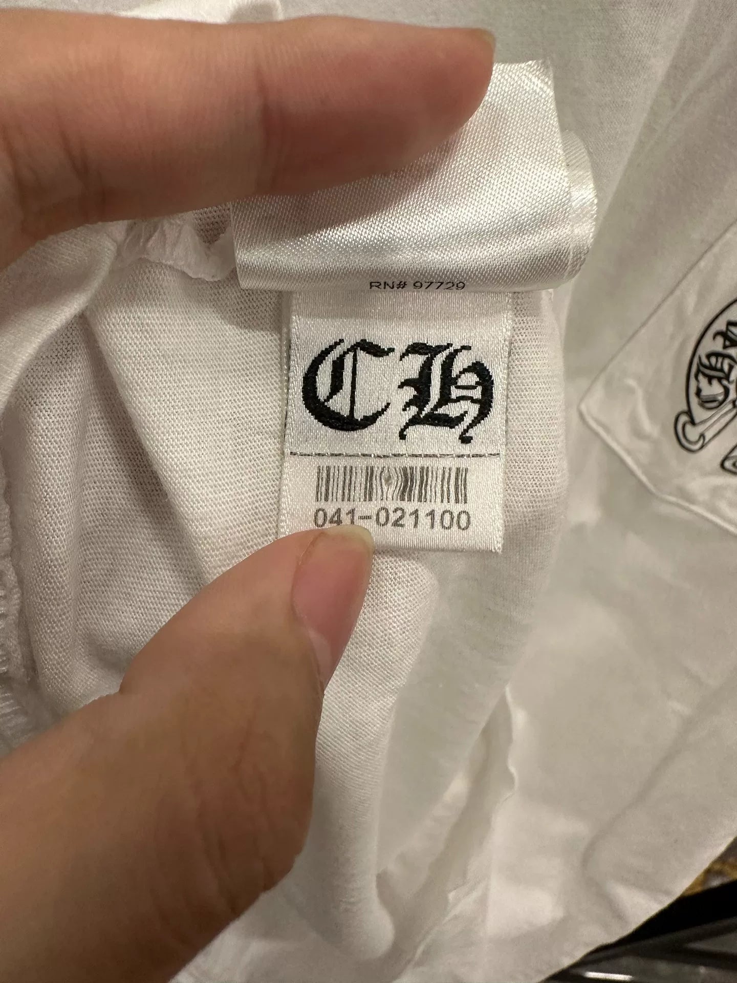 Chrome Hearts Classic Horseshoe White Tee