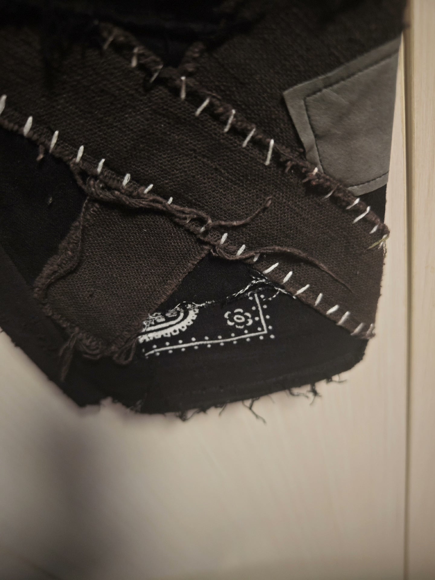 unique handmade patchwork punk pants