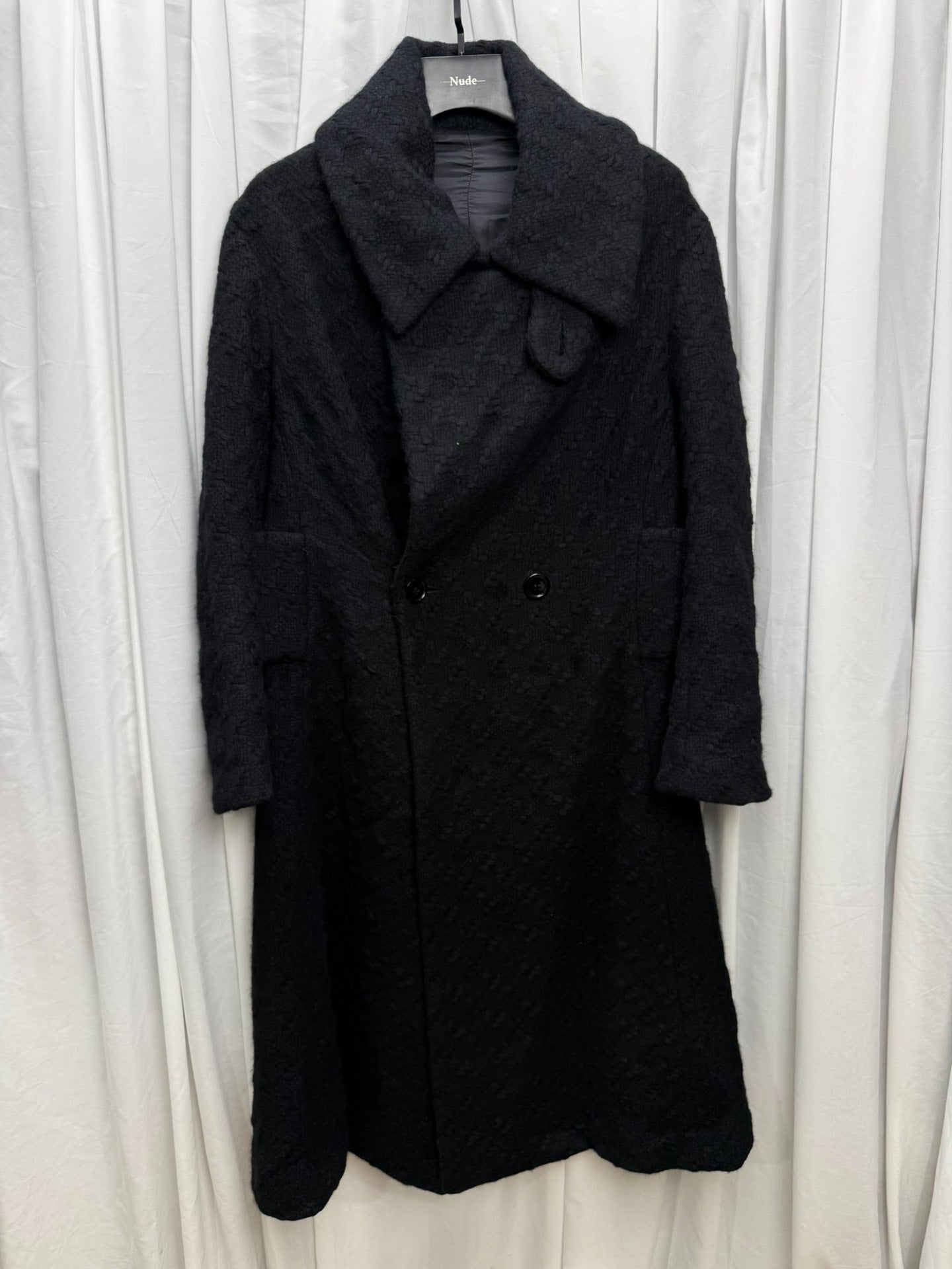 Yohji Yamamoto Mainline Chunky Wool Coat
