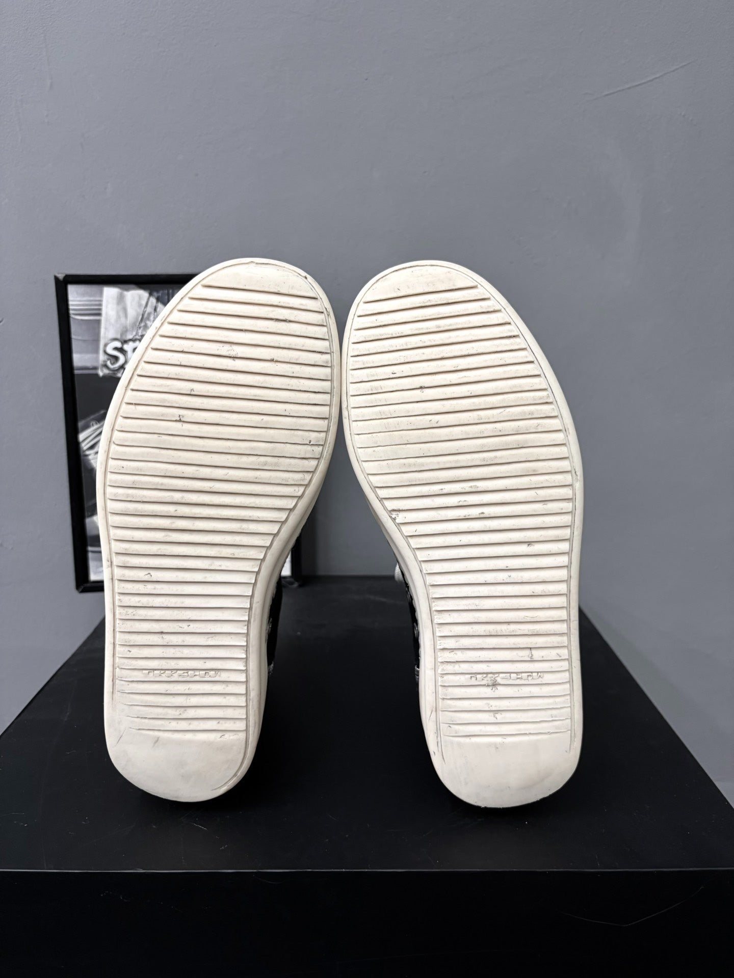 Rick Owens Drkshdw High-Top Canvas Shoes