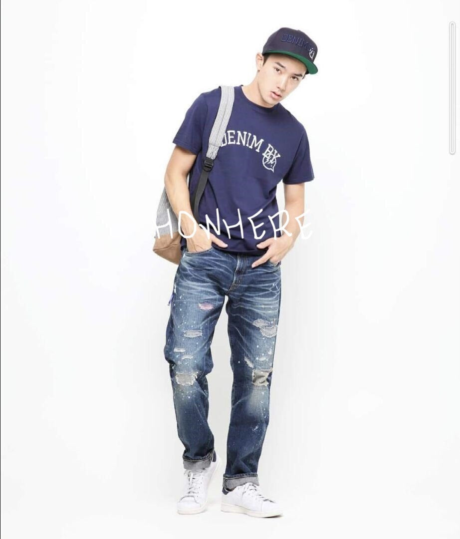 Vanquish Fragment Distressed Splatter Jeans