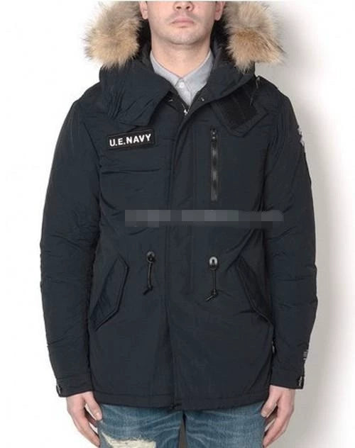 Padded Mods Coat with Fur Collar