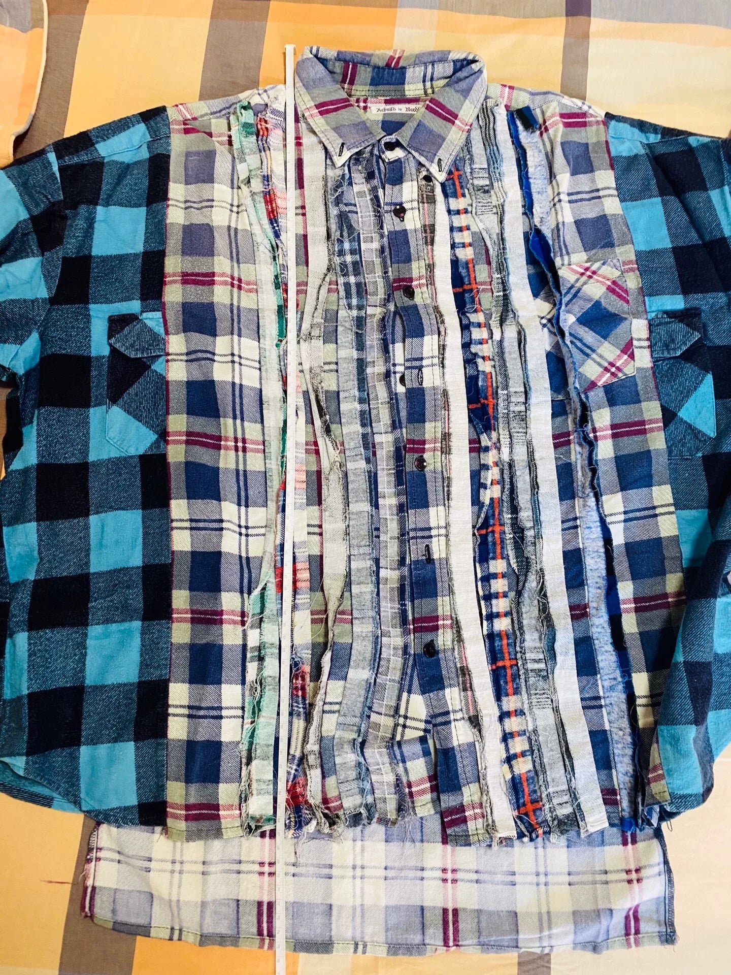 vintage patchwork shirt by Needles