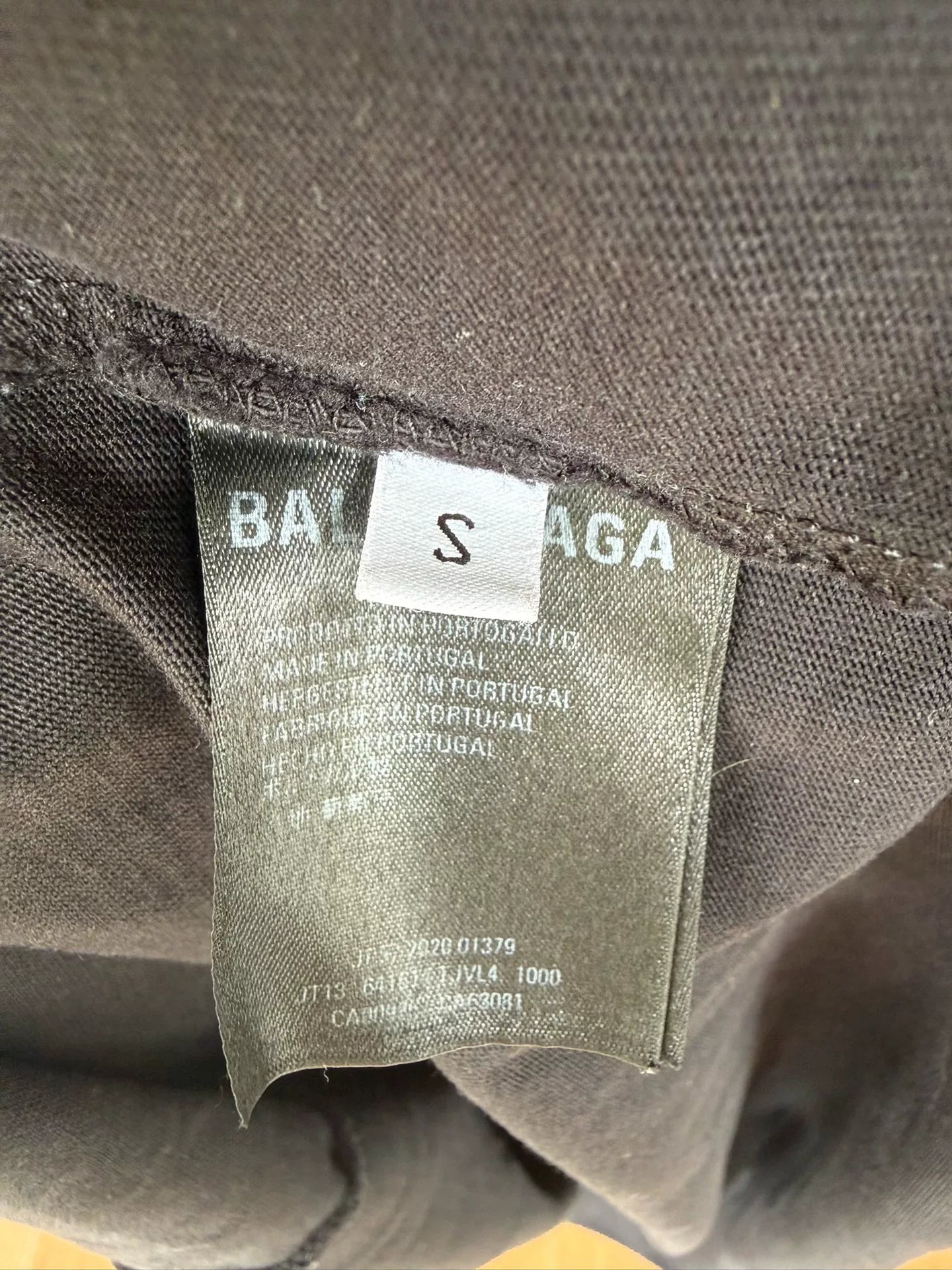 balenciaga defile short sleeve shirt size M