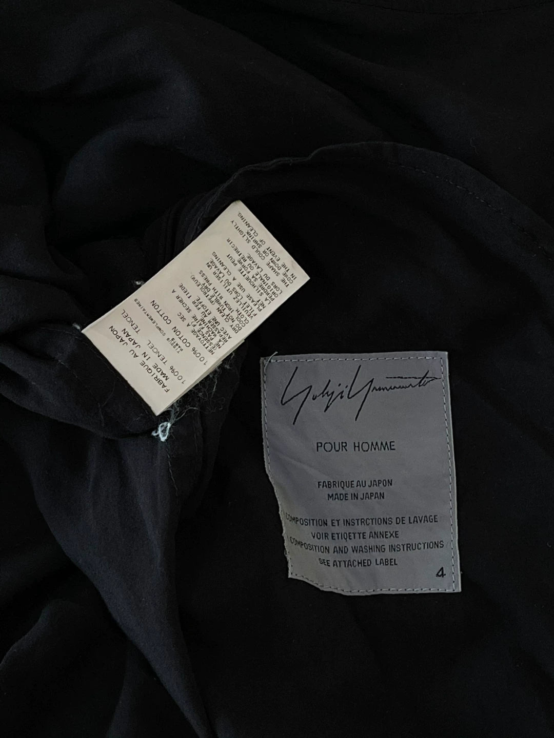 Yohji Yamamoto 16ss Tencel Robe Jacket