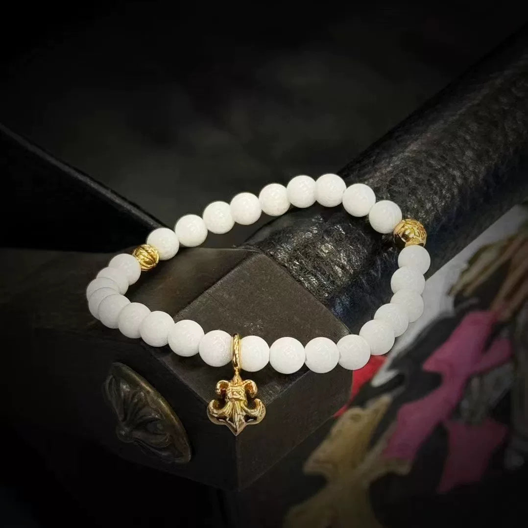 Chrome Hearts 22k Gold Scout Flower Mini Pendant