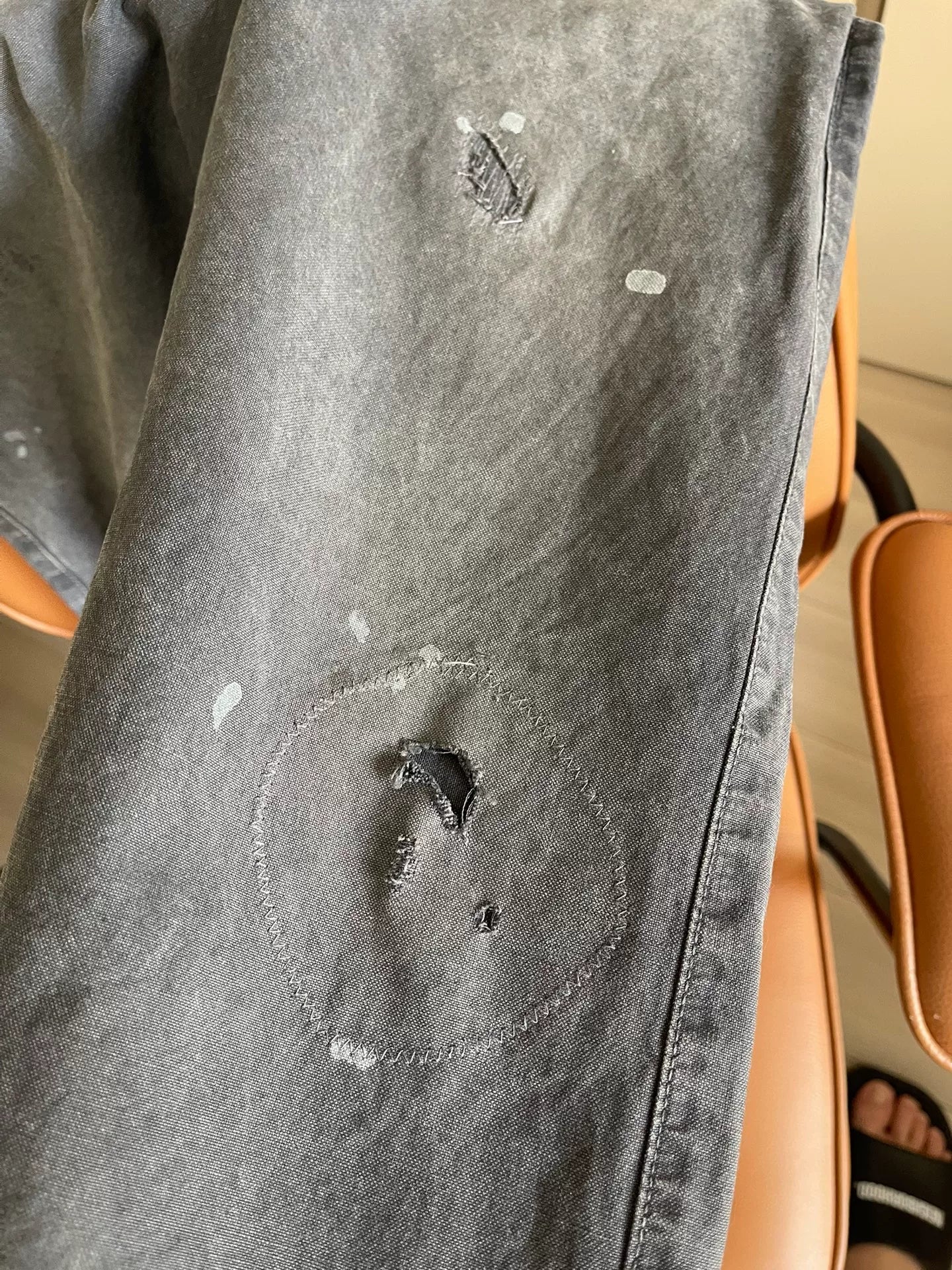 visvim Distressed Overalls 21ss