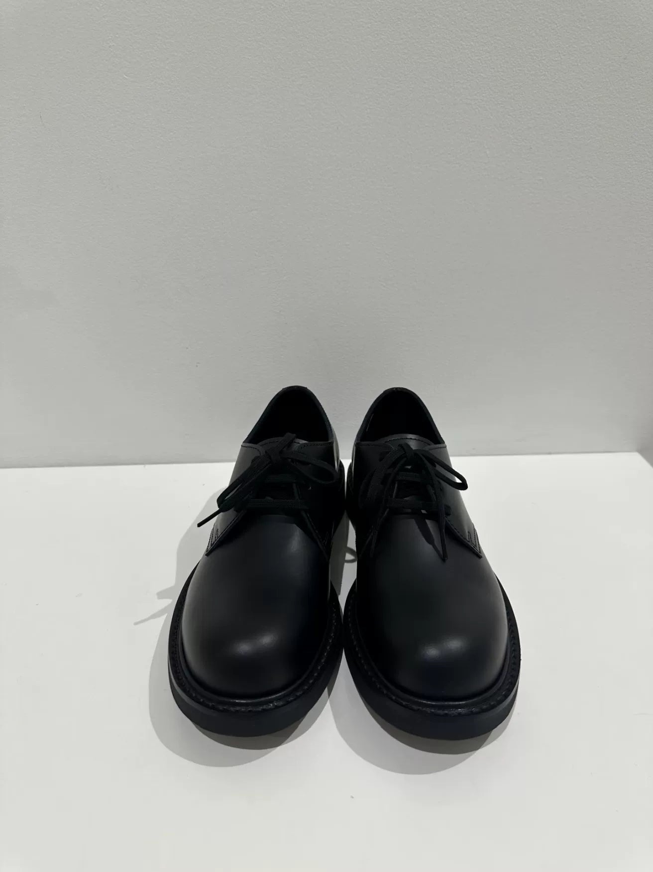 CDG Commes des Garçons Black Leather Shoes