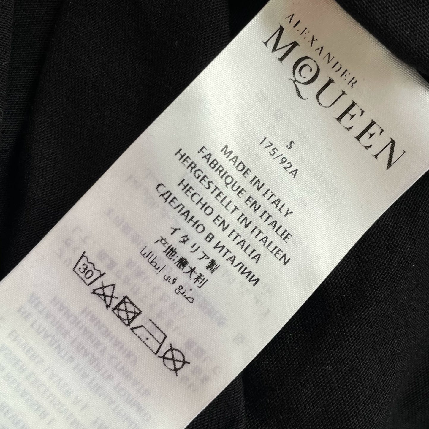 alexander mcqueen skull and flower t-shirt