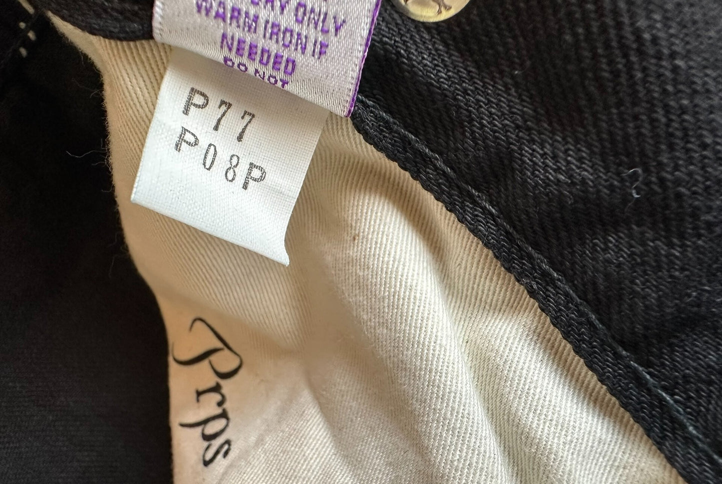 vintage black distressed denim jeans