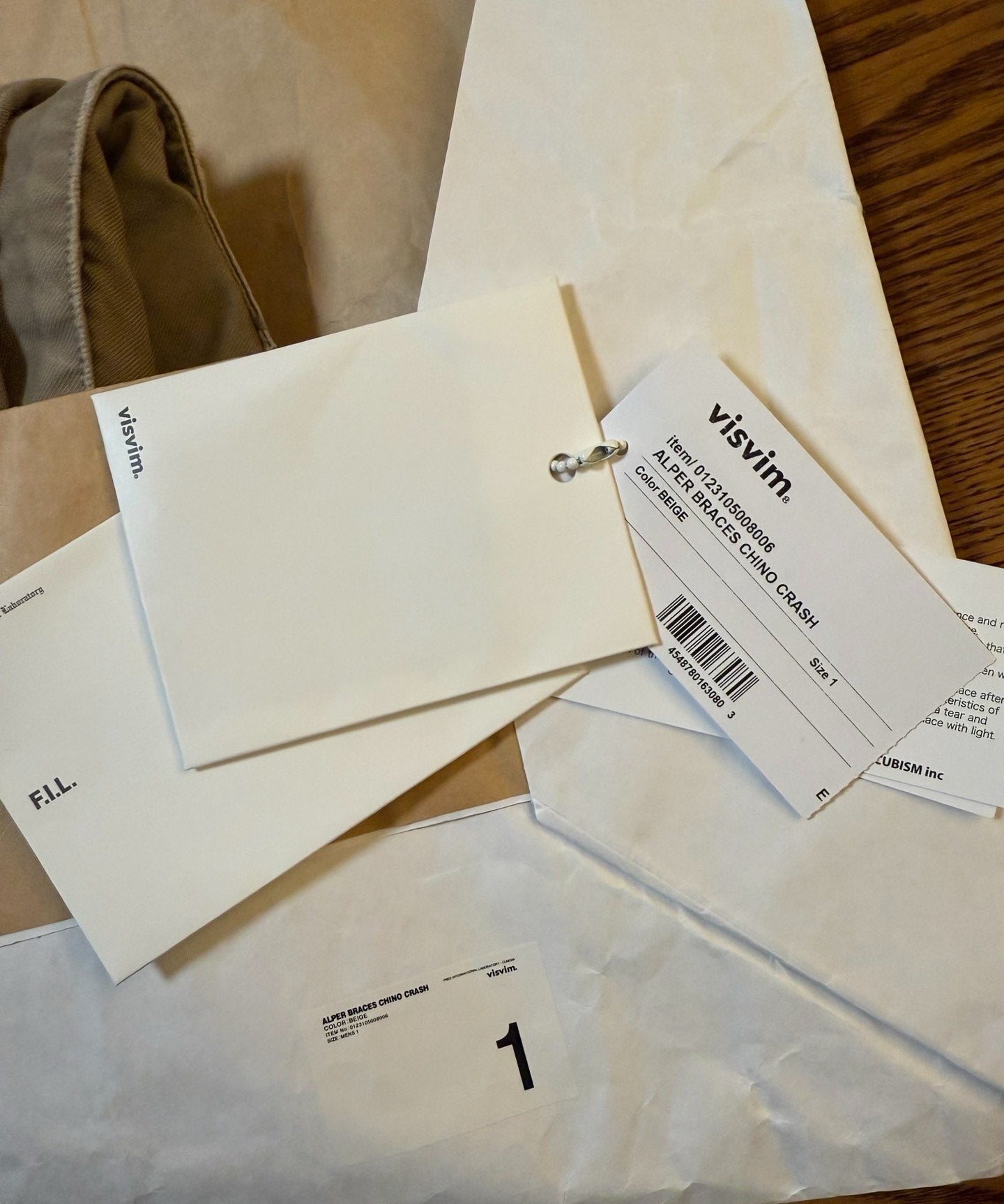 VISVIM 23ss Alper Braces Chino