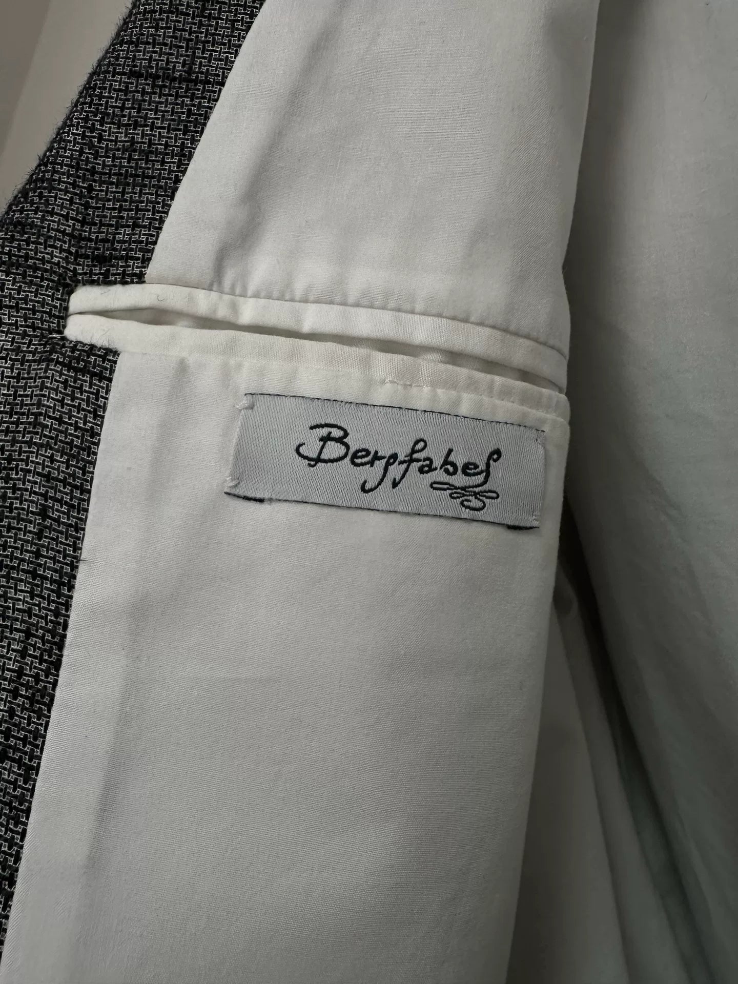 bergfabel handmade linen jacket