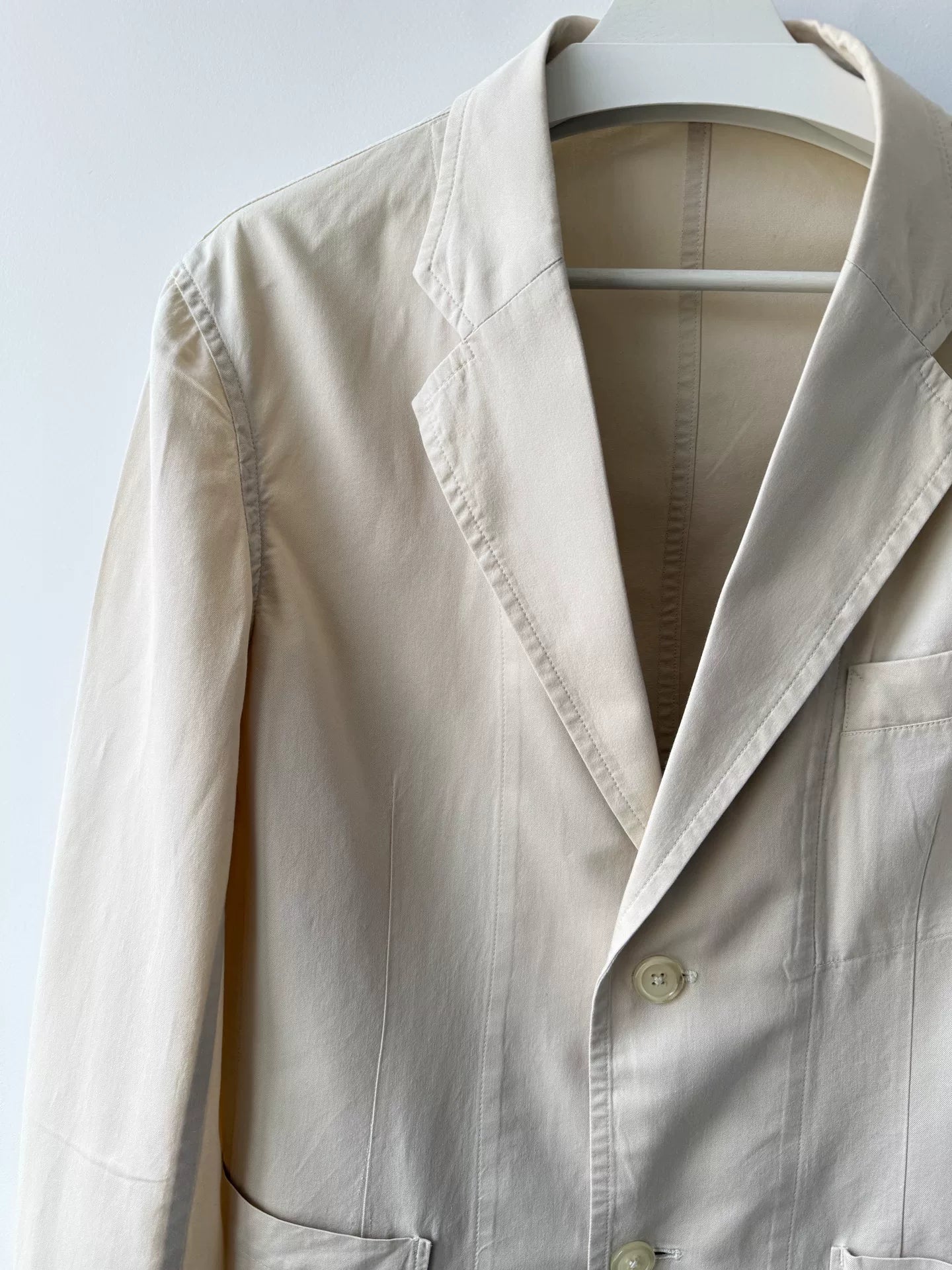 Yohji Yamamoto Y's Beige Suit Jacket