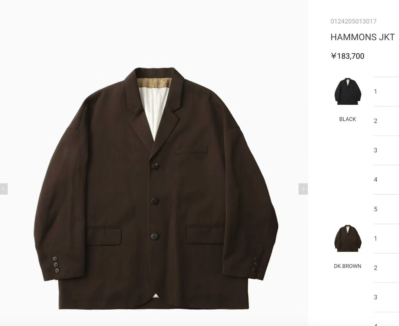VISVIM 24AW HAMMONS JKT