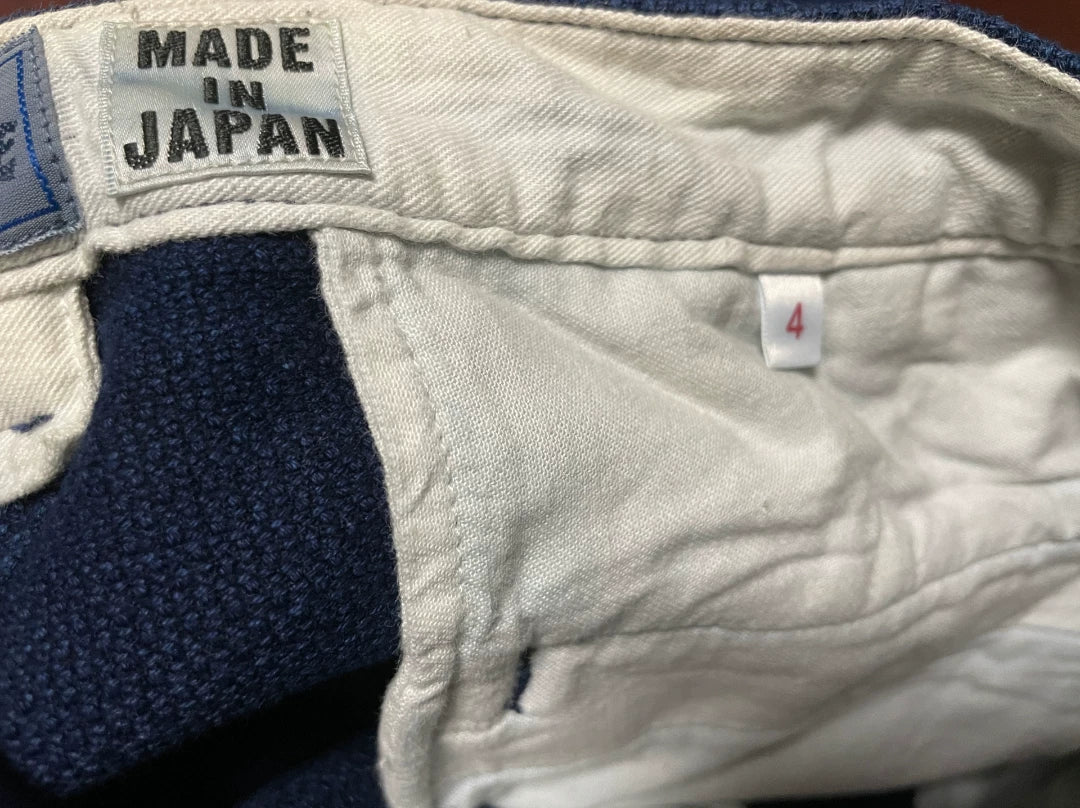 blue blue japan dyed shorts