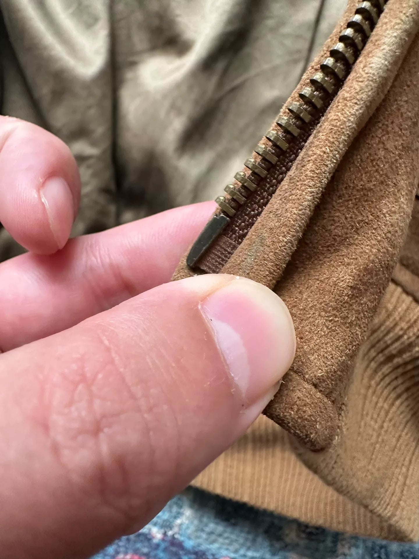 rrl deer skin leather jacket size M