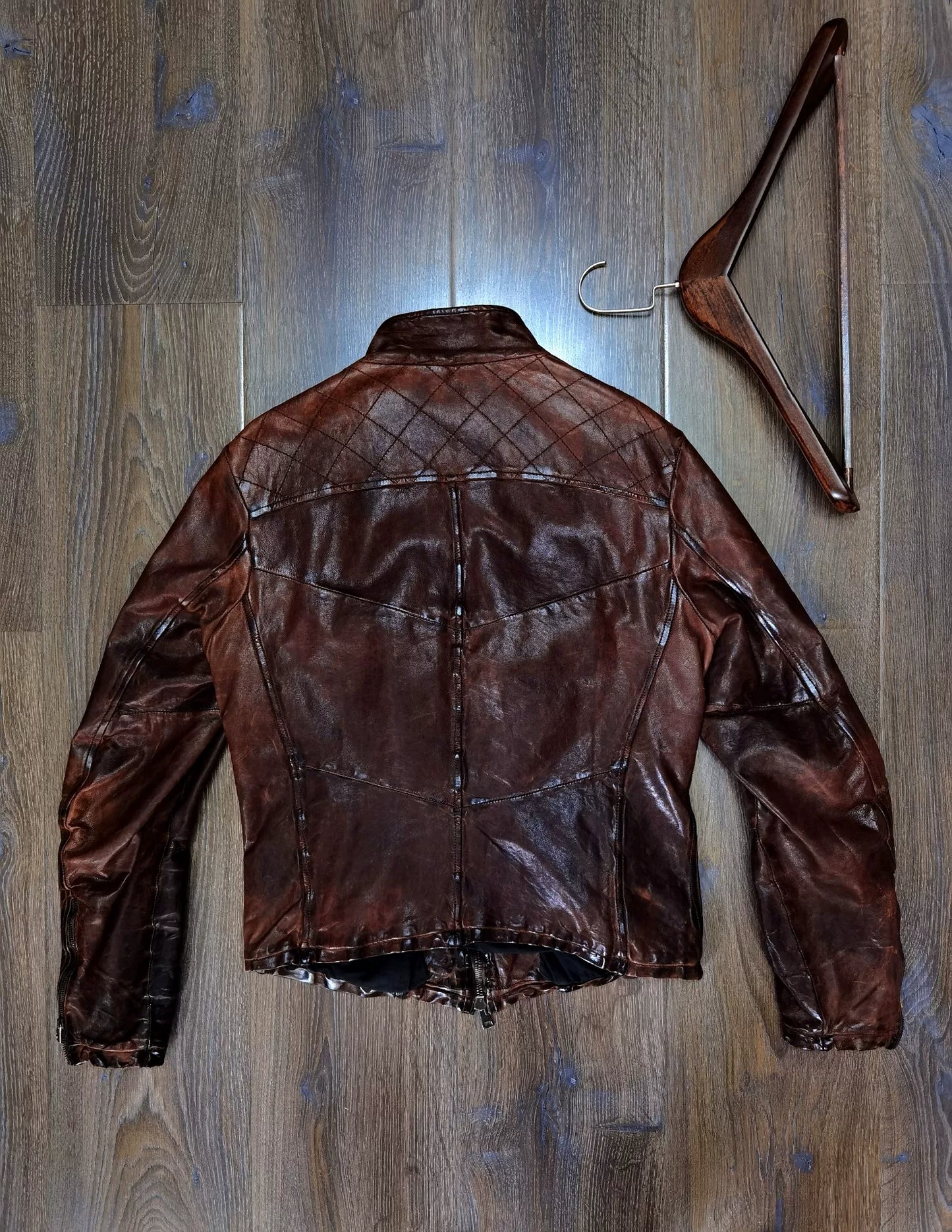 Giorgio Brato Leather Jacket Size 46