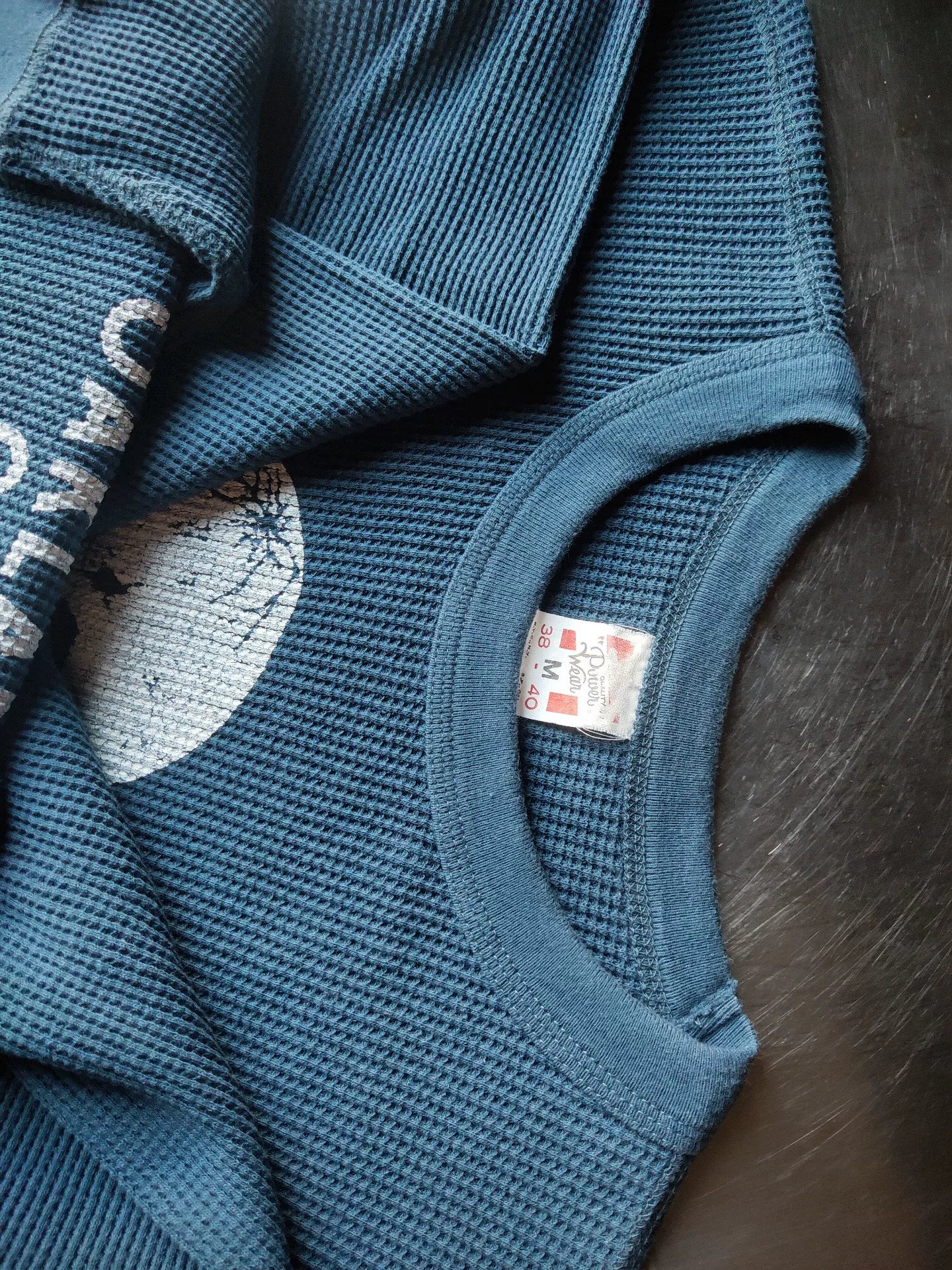 Freewheelers Skull Waffle Knit M Tee