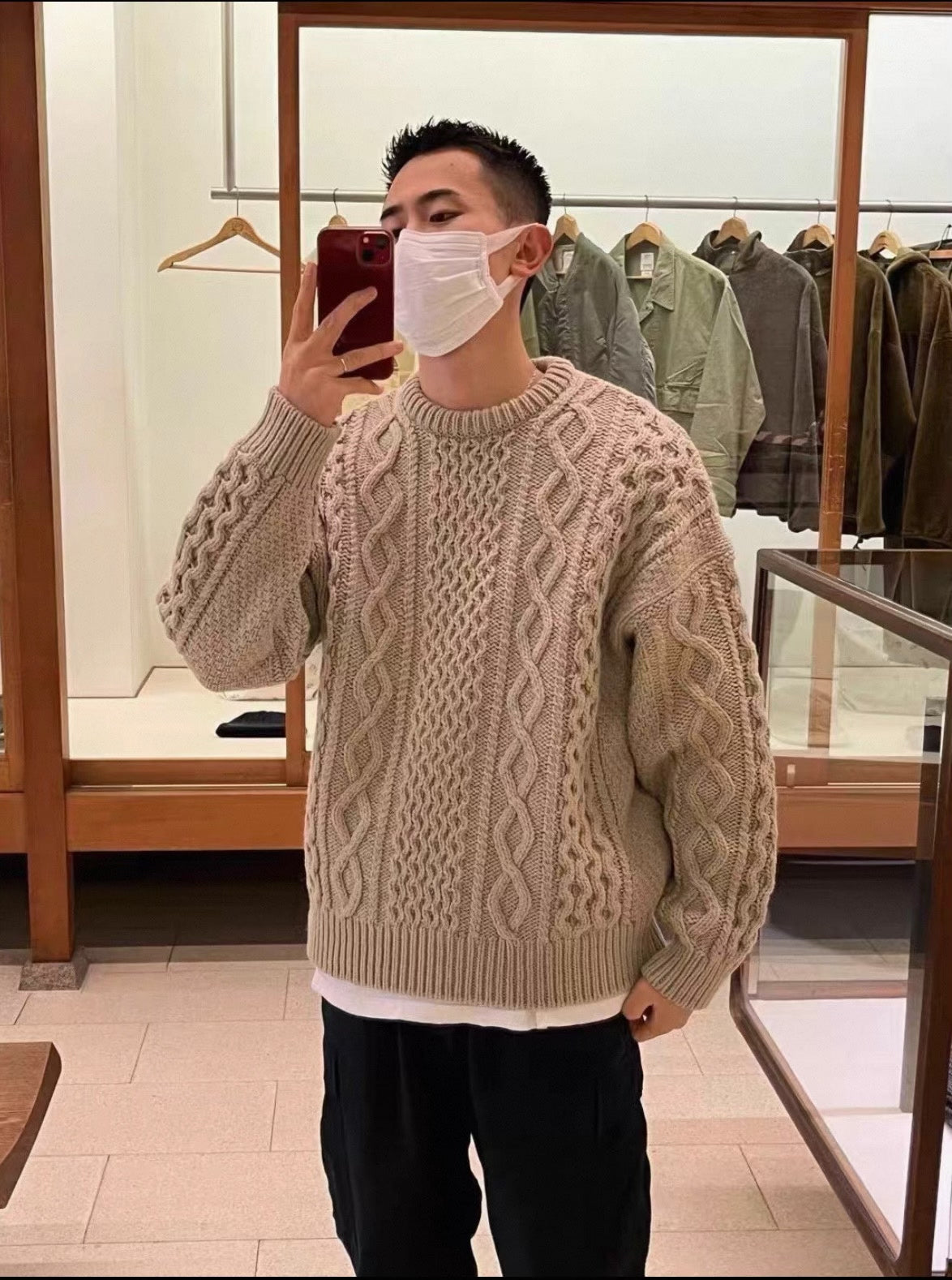 VISVIM 21AW AMPLUS CREW KNIT SWEATER