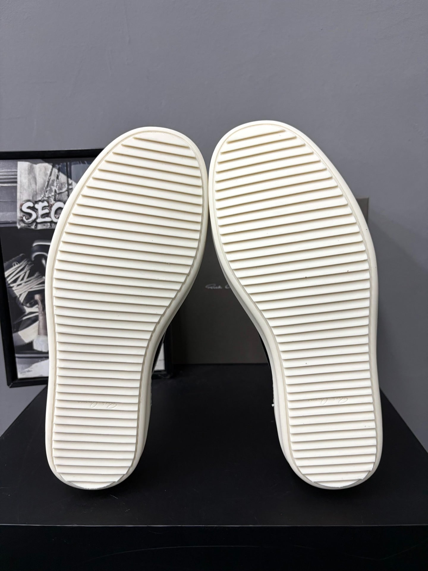 Rick Owens Leather Classic Sneakers